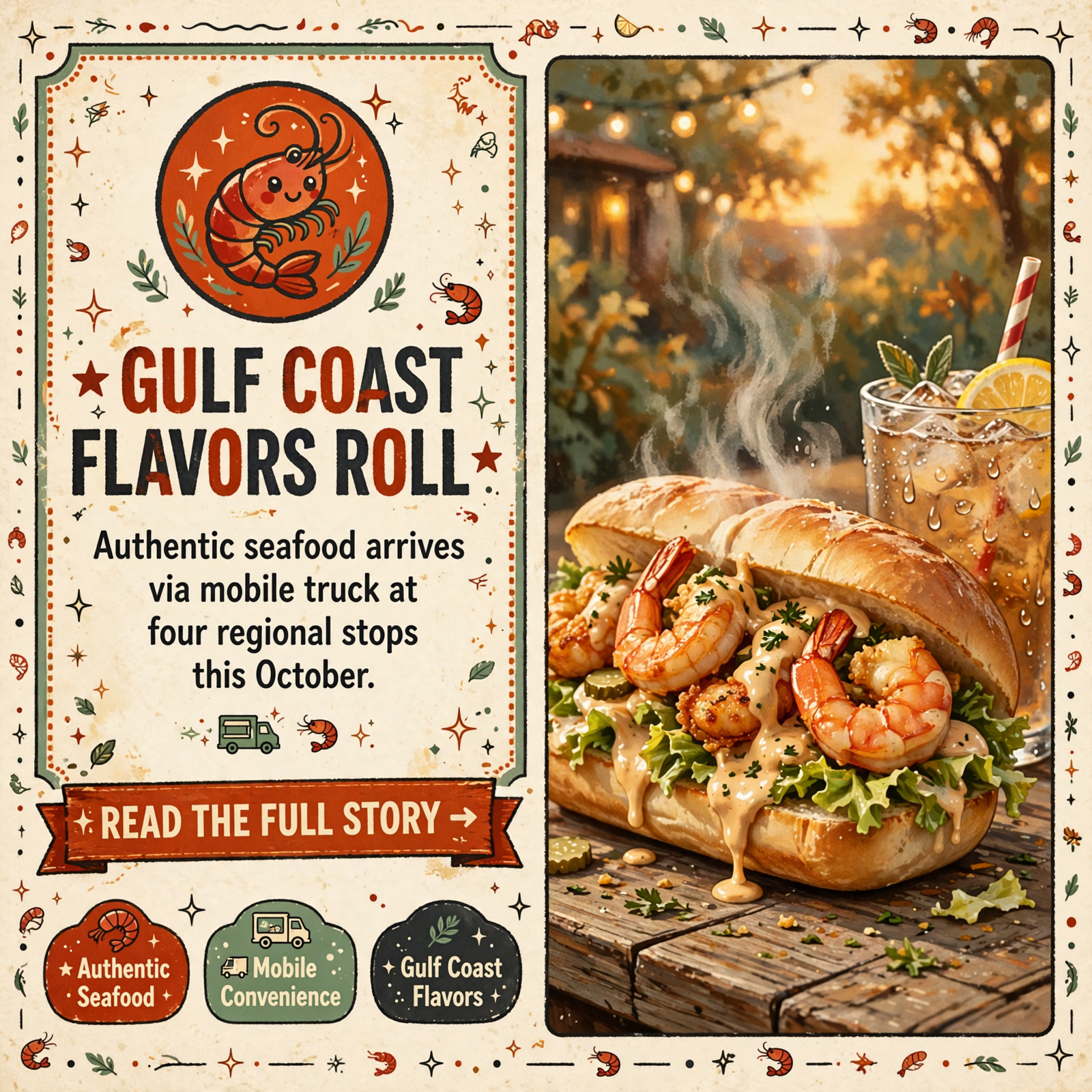 Featured image for "🦐 The Puckered Shrimp Brings New Orleans Seafood to Four-Stop Pop-Up Tour"