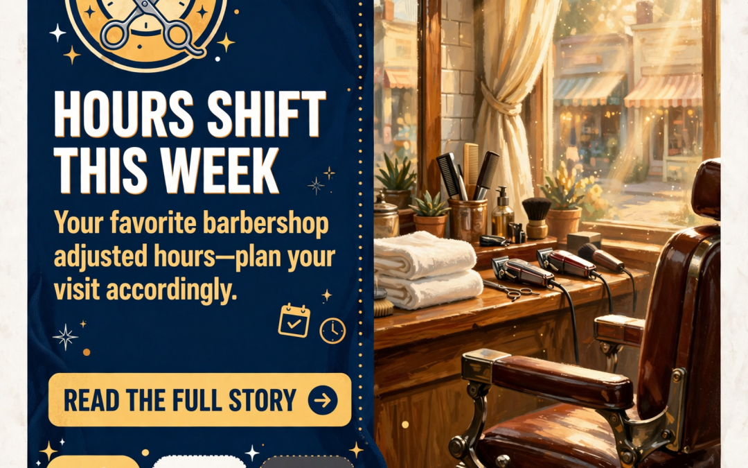 ⏰ The Man Cave Barbershop Adjusts Hours – What You Need to Know