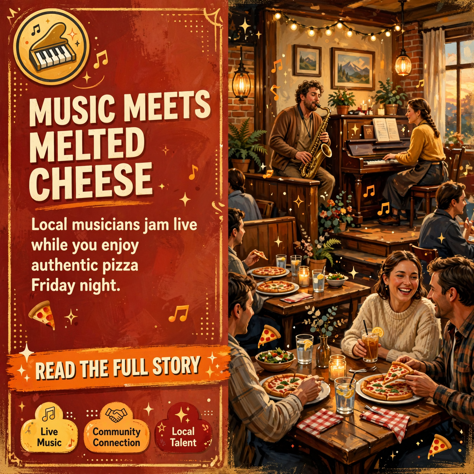Featured image for "🎹 Live Music Night with Joey Winslett & Marty Sumner at New York Pizza Department"