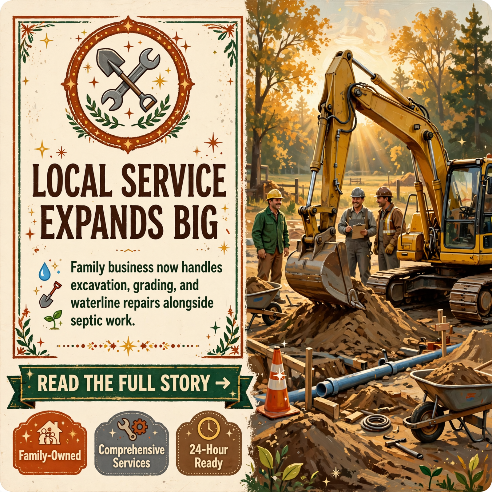 Featured image for "🛠️ Abe's Septic Pumping Service Expands Excavation and Grading Services in Soddy-Daisy"