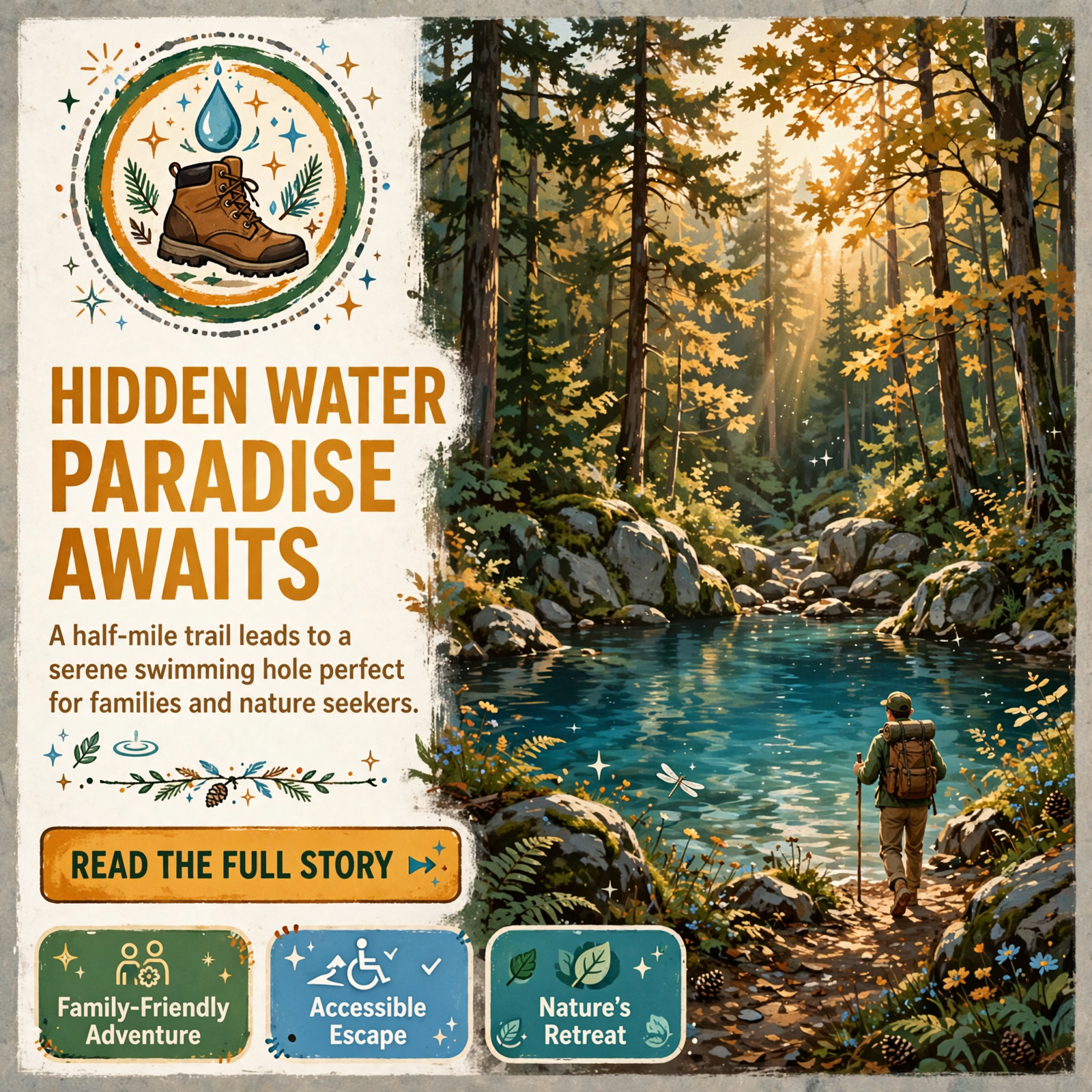 Featured image for "🏕️ Blue Hole Trail: A Hidden Gem for Hikers and Campers Near Altamont"