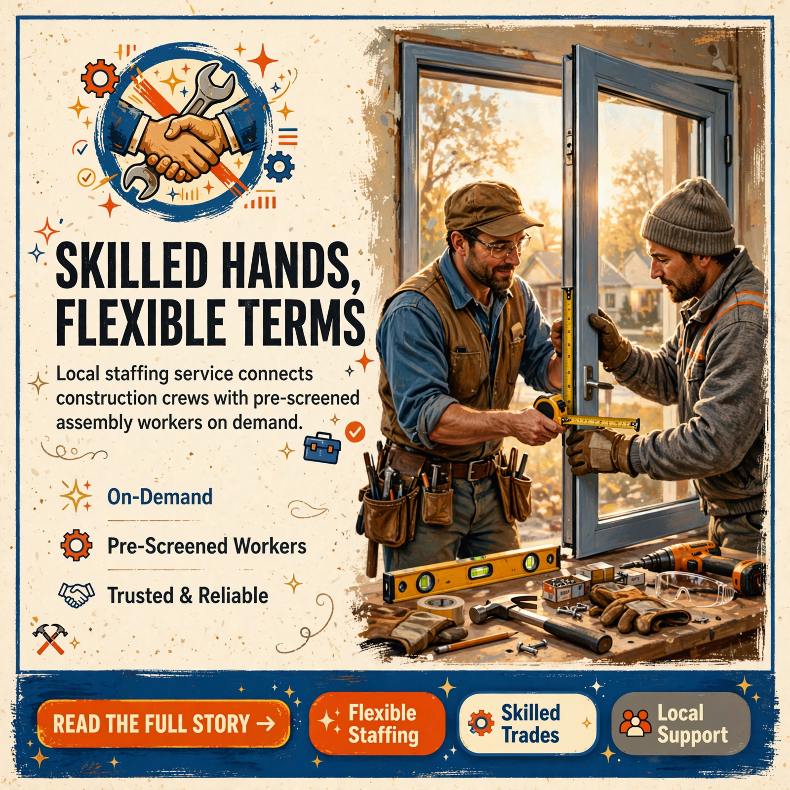 Featured image for "🚪 Labor Finders Chattanooga Connects Door & Window Companies with Skilled Assembly Workers"