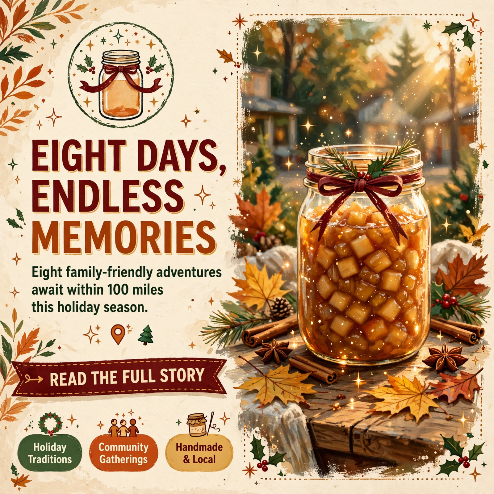Featured image for "🧭 Hundred-Mile Happenings: A Holiday Canning Class, a Huntsville Harvest Hoedown, a Small-Town Veterans Day Parade and Thanksgiving Dinner…