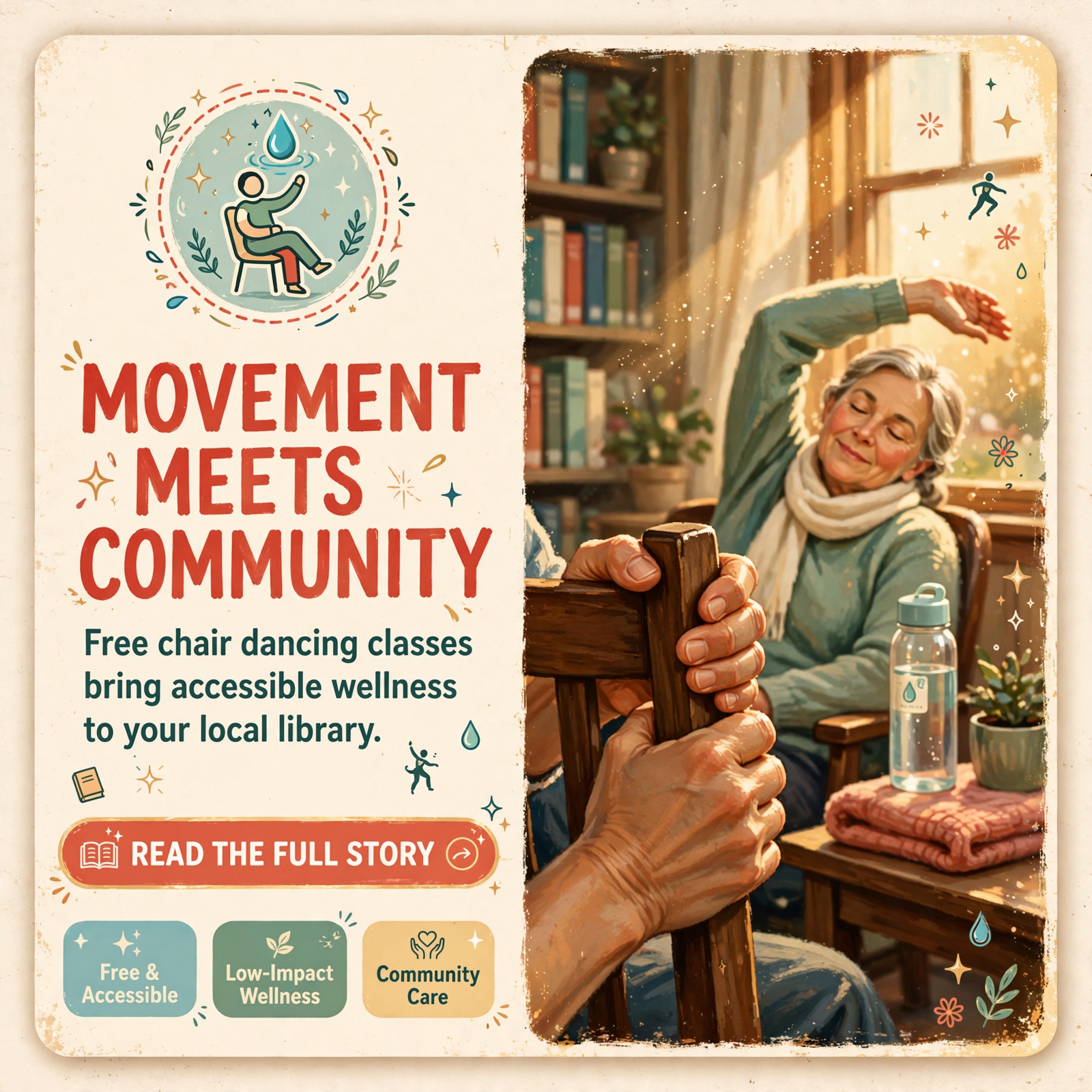 Featured image for "🪑 Chair Dancing Classes Come to Sequatchie County Public Library - Free, Low-Impact Exercise for Adults"