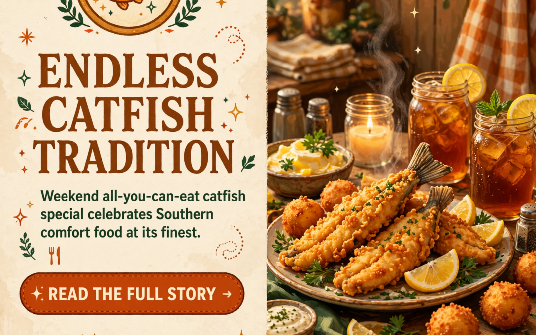 🍽️ All-You-Can-Eat Catfish Special Comes to Cagle Mountain Restaurant in Dunlap