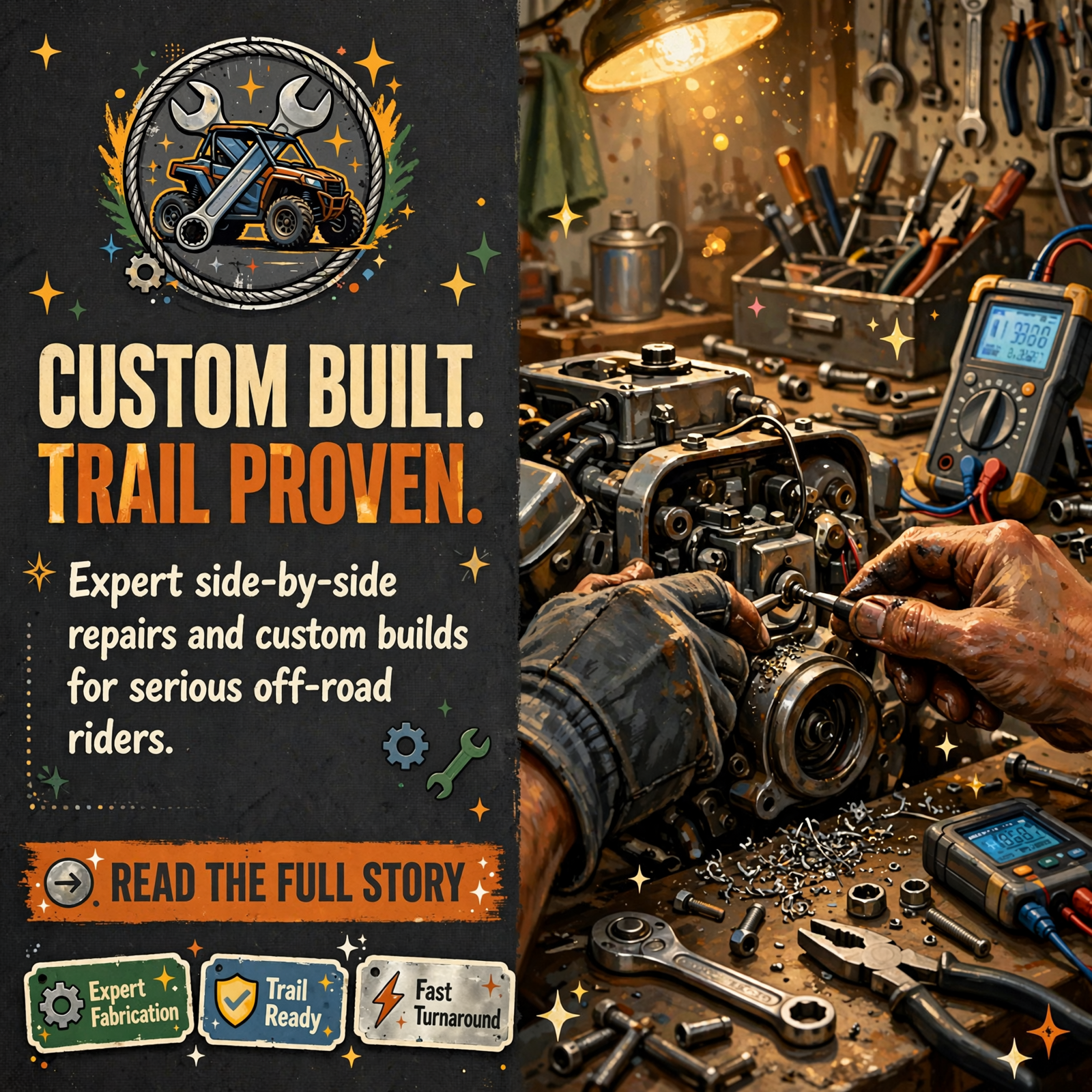 🏍️ McNeese SXS & FAB Brings Custom Side-by-Side Expertise to Dunlap — Featured Image Featured image for "🏍️ McNeese SXS & FAB Brings Custom Side-by-Side Expertise to Dunlap"