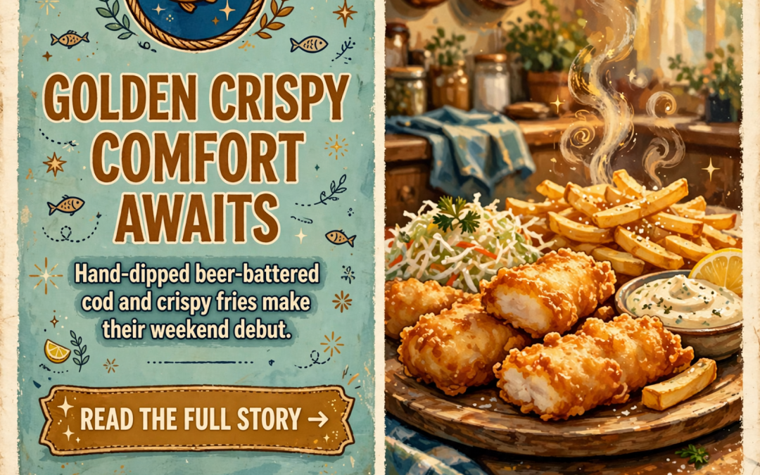 🍽️ Screen Door Kitchen Serves Up Hand-Dipped Fish and Chips This Weekend