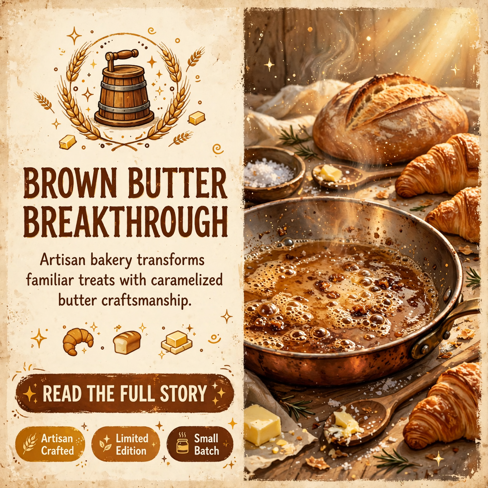 Featured image for "🧈 Field to Flour Sourdough Unveils Brown Butter Collection in Cleveland"