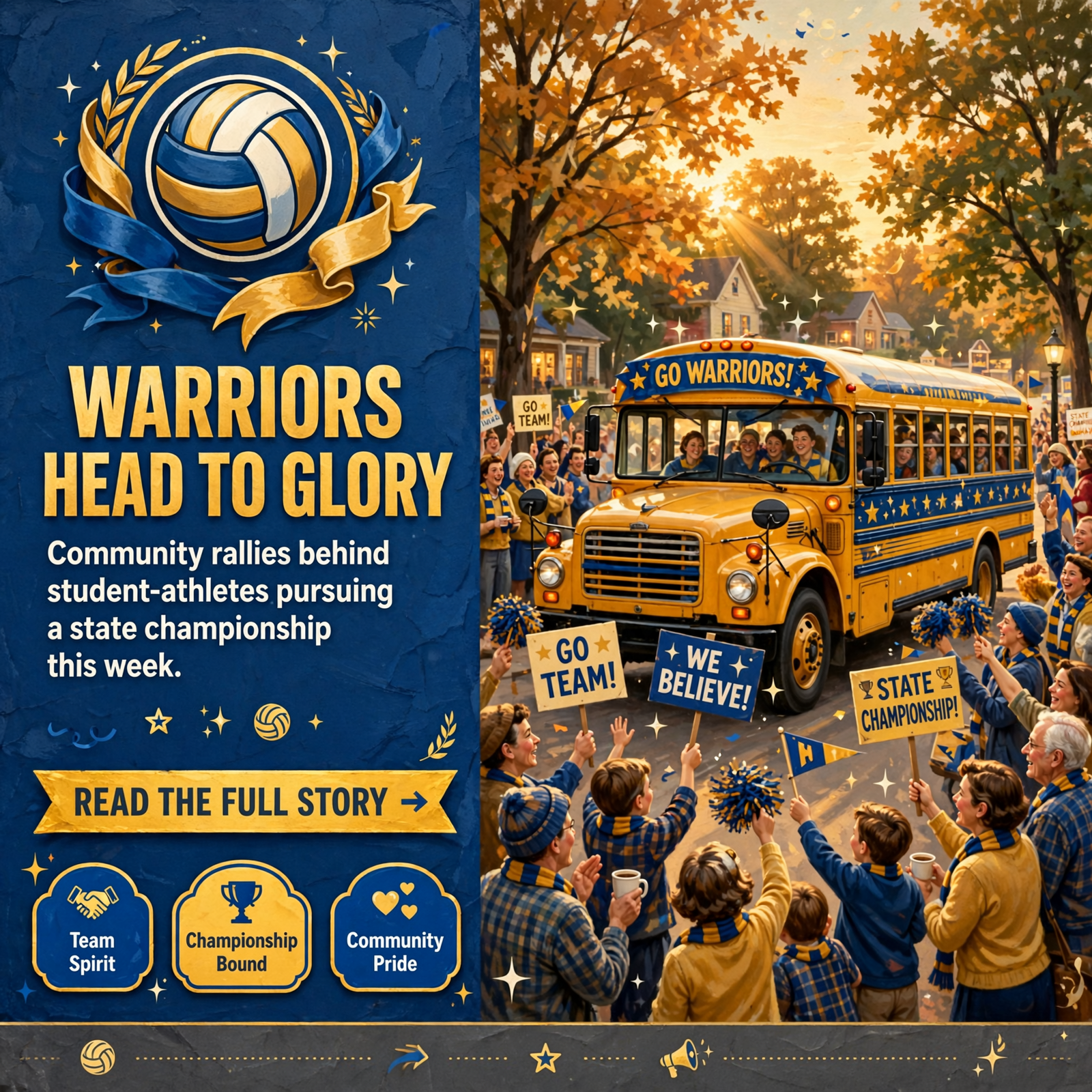 Featured image for "🏐 Bledsoe County Lady Warriors Head to State Tournament - Community Send-Off Set for Tuesday"