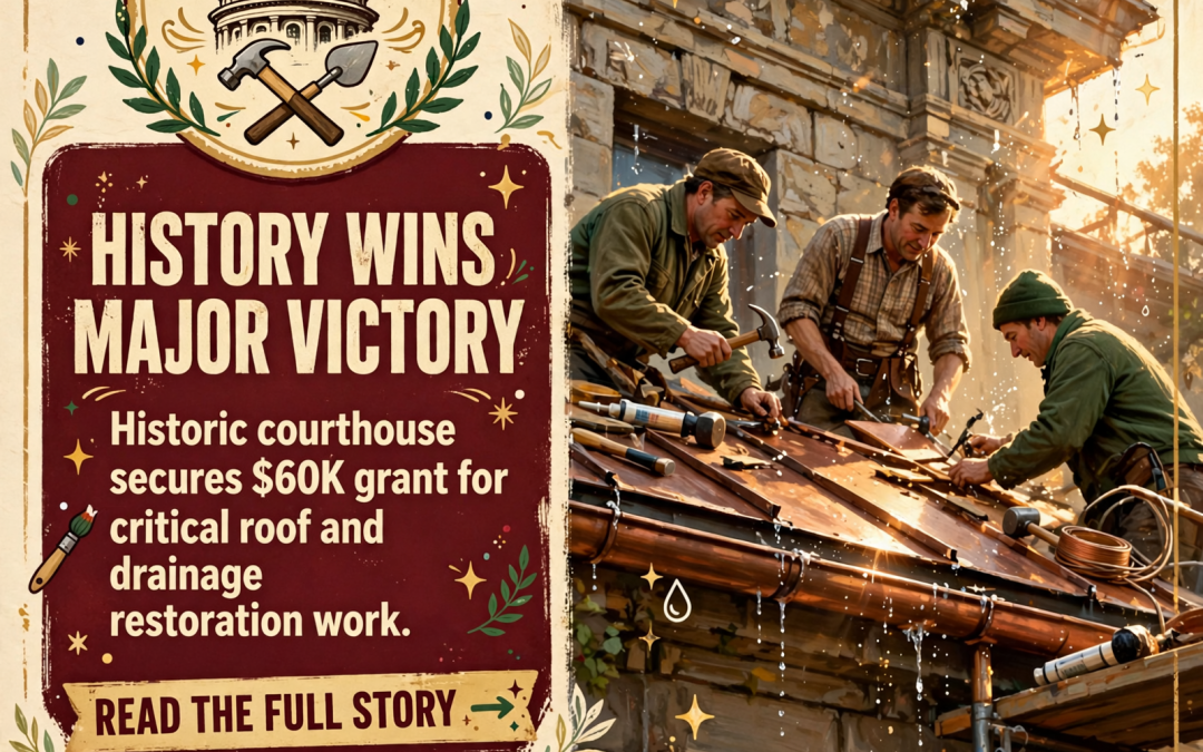 🏛️ Van Buren County Historical Museum Secures $60,300 Grant for Historic Courthouse Restoration