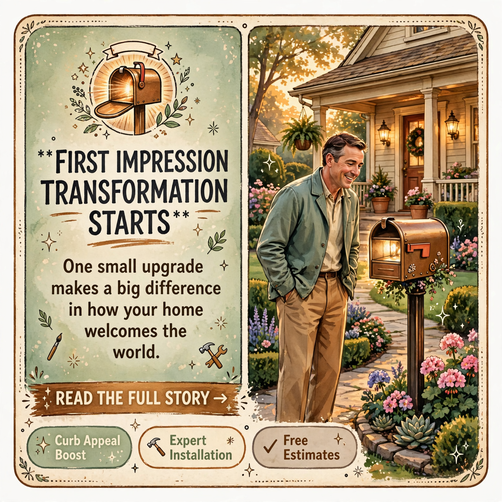 Featured image for "🏡 Transform Your Curb Appeal With Custom Mailbox Service"