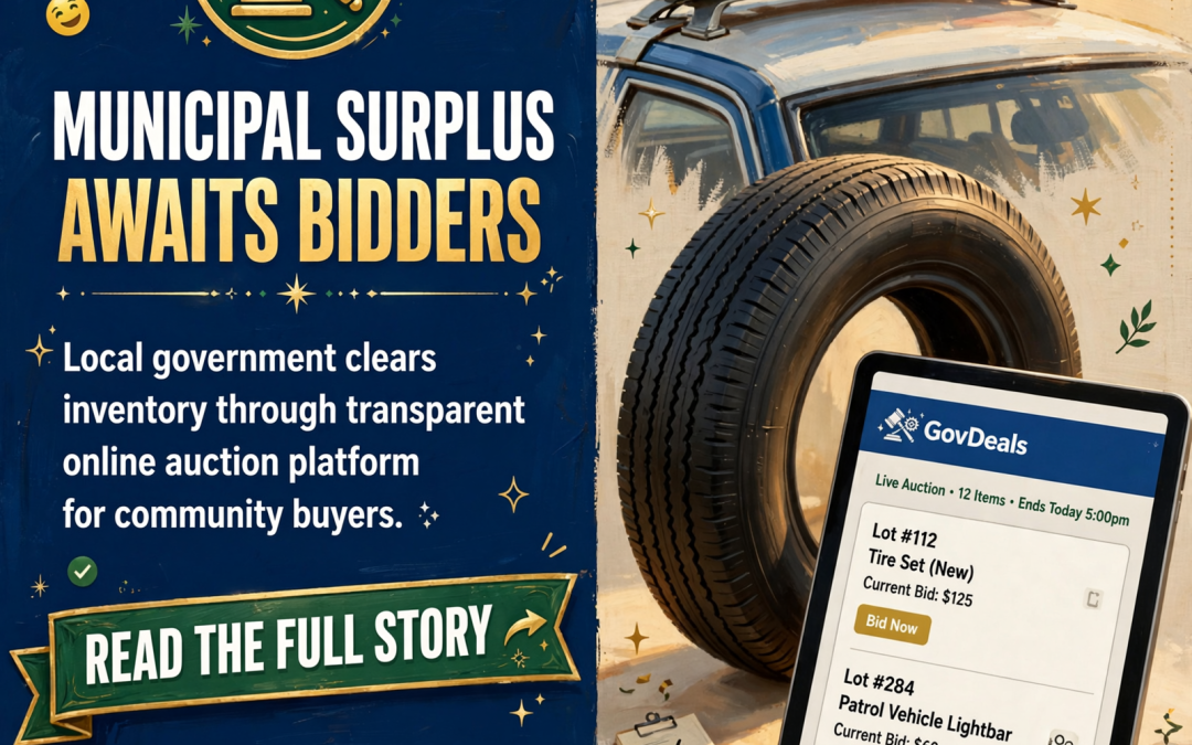 🚗 McMinnville Surplus Equipment Auction Now Live on GovDeals