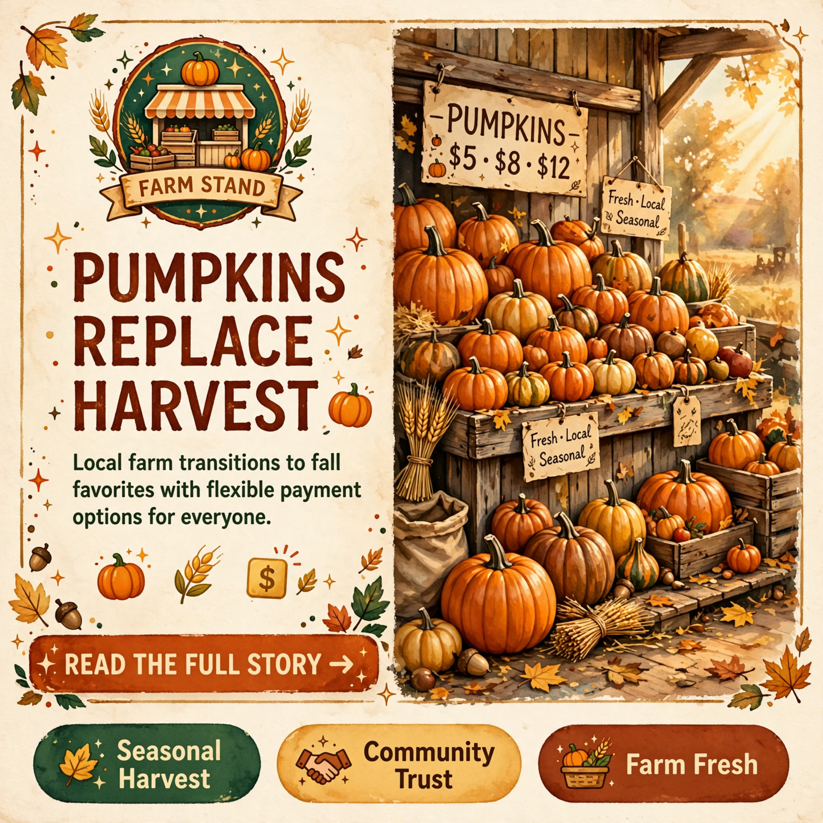 Featured image for "🎃 Grady Swafford Farm Shifts to Fall Harvest in Pikeville"
