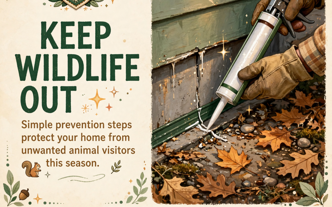🏠 Five Simple Steps to Keep Wildlife Out of Your Home