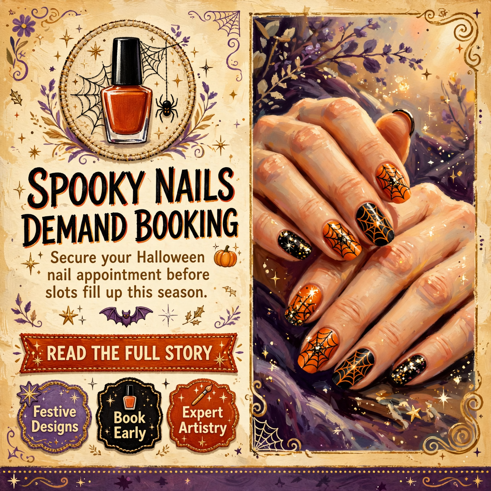Featured image for "🎃 Get Halloween Nails Ready in Dunlap - Book Your Appointment Now"