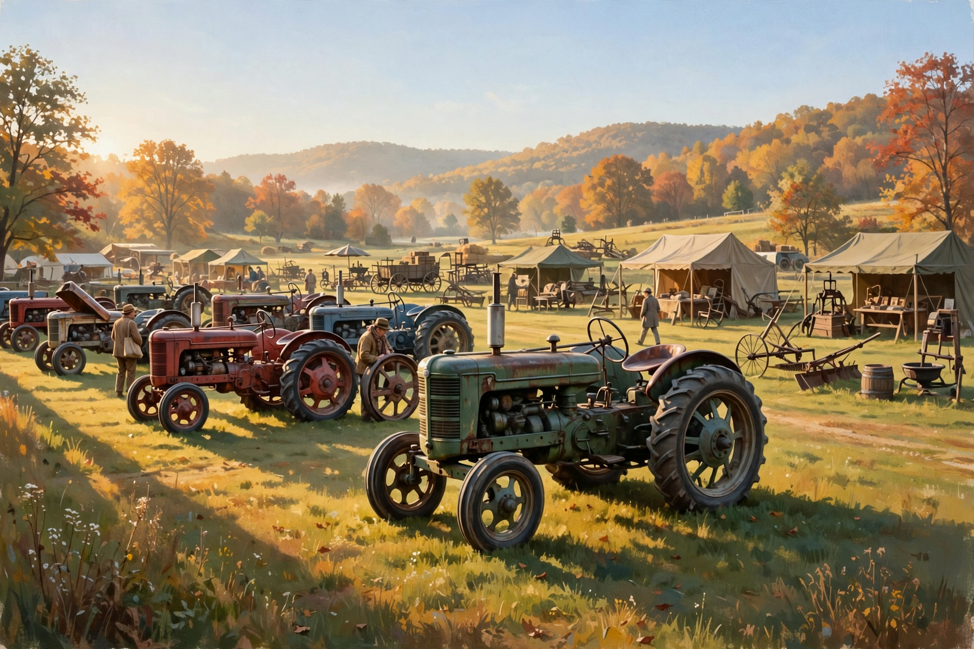 Illustration for 🚜 Days of Yesteryear: Free Antique Tractor Show, Gates at 8