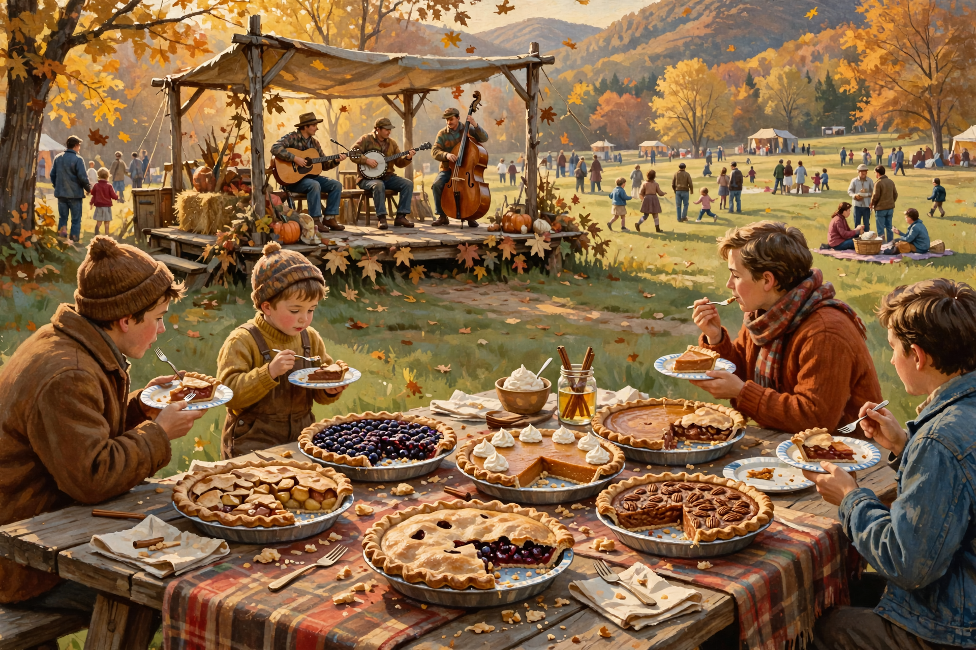 Illustration for 🥧 Whitwell Mountain: Free Pie, Picnic and Play, 10 a.m. to 2 p.m.