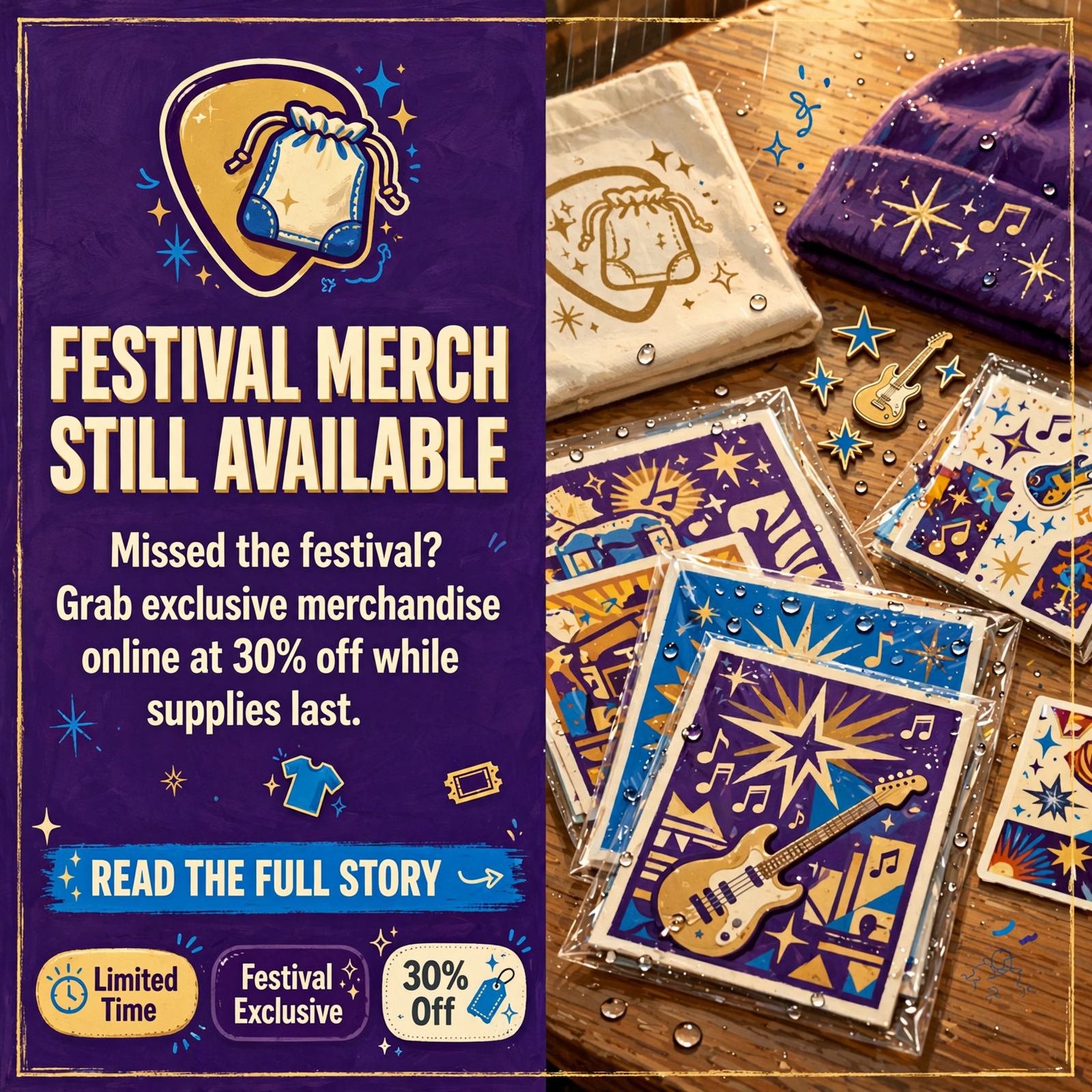 ๐ธ CaveFest Merchandise Now Available Online at 30% Discount โ Featured Image Featured image for "๐ธ CaveFest Merchandise Now Available Online at 30% Discount"