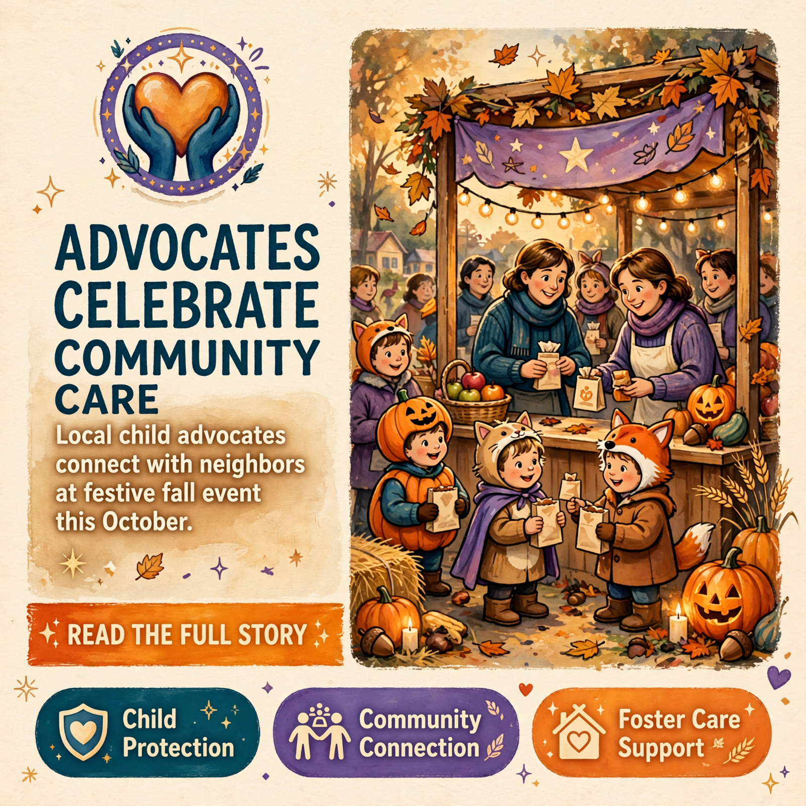 Featured image for "👻 CASA of the Sequatchie Valley Joins The Spook Stroll on October 17th"