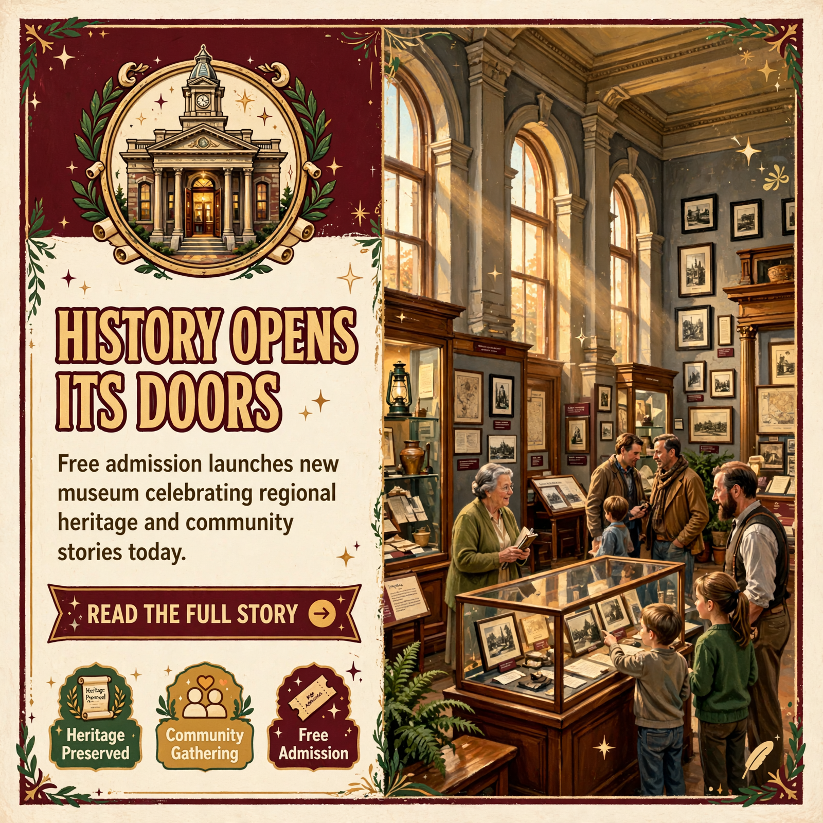 Featured image for "🏛️ Van Buren County Historical & Heritage Museum Opens Today in Spencer"