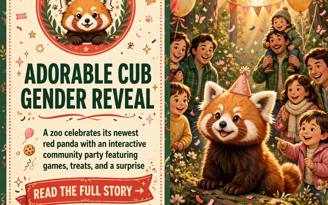 🎉 Red Panda Cub Gender Reveal Party Comes to Chattanooga Zoo