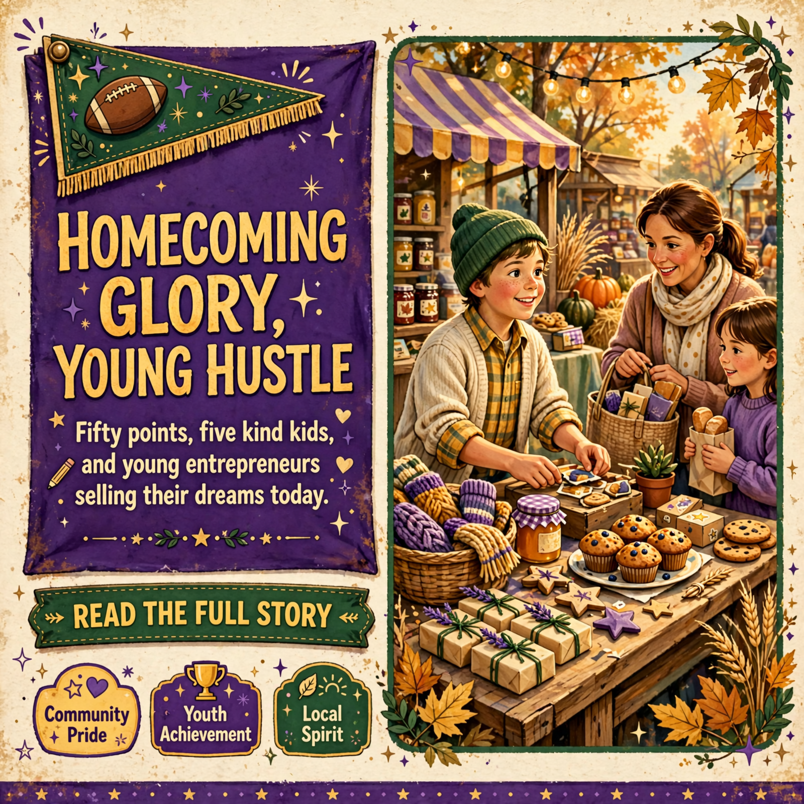 π« Homecoming 50-7: A Big Night for the Indians, a Brave-O Bunch and a Kids’ Market Today β Featured Image Featured image for "π« Homecoming 50-7: A Big Night for the Indians, a Brave-O Bunch and a Kids' Market Today"