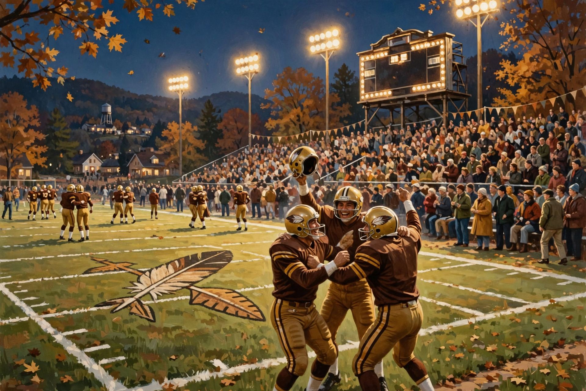 Illustration for 🏈 Homecoming Night: Indians 50, Community 7