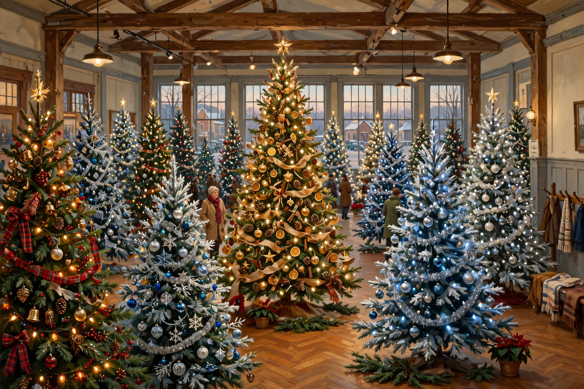 Illustration for 🎄 Stroll a Room Full of Decorated Trees at Tullahoma's Trees of Christmas