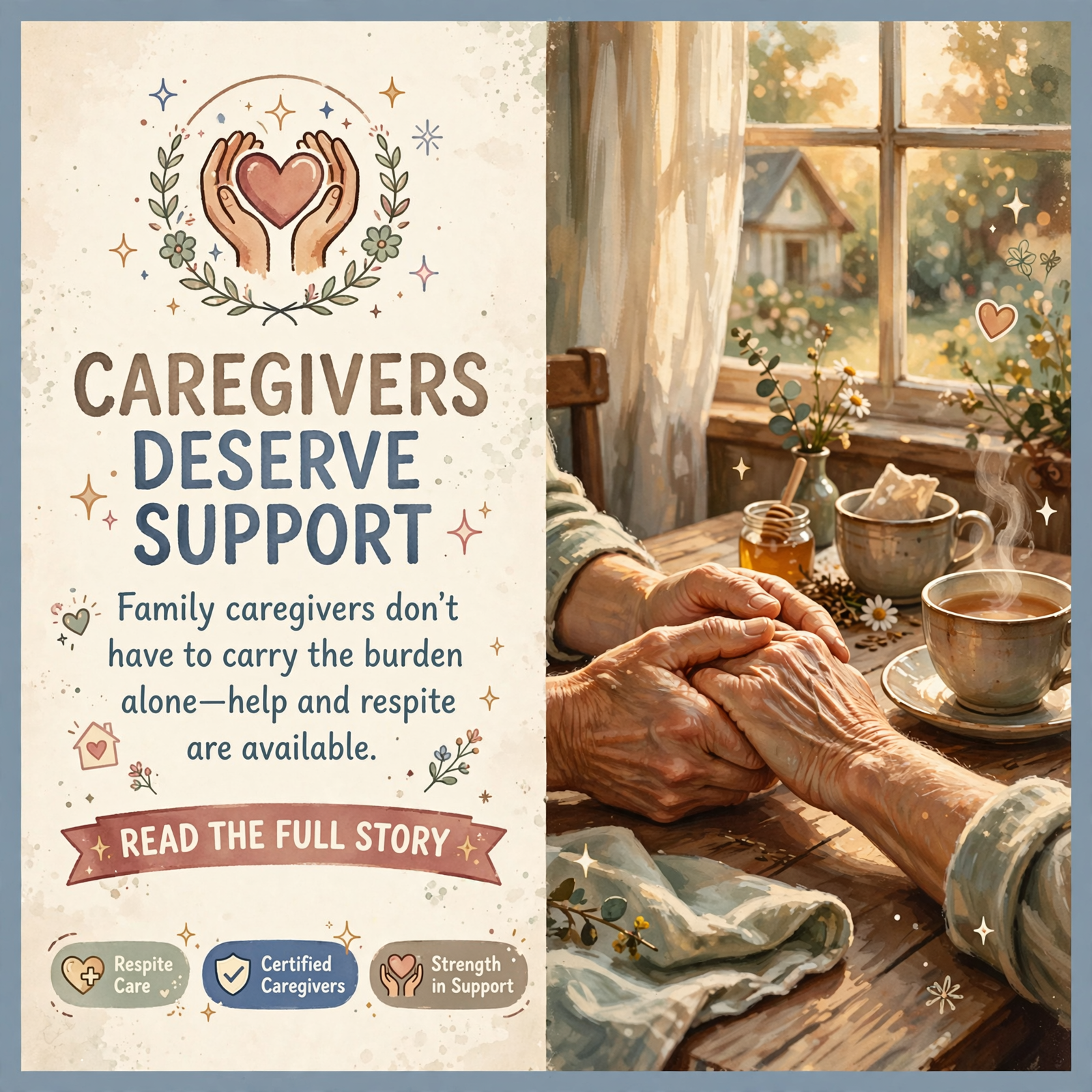 Featured image for "💗 Caregiver Burnout Support: Hearts and Hands Home Care LLC Reaches Out to Family Caregivers in Bradley County"