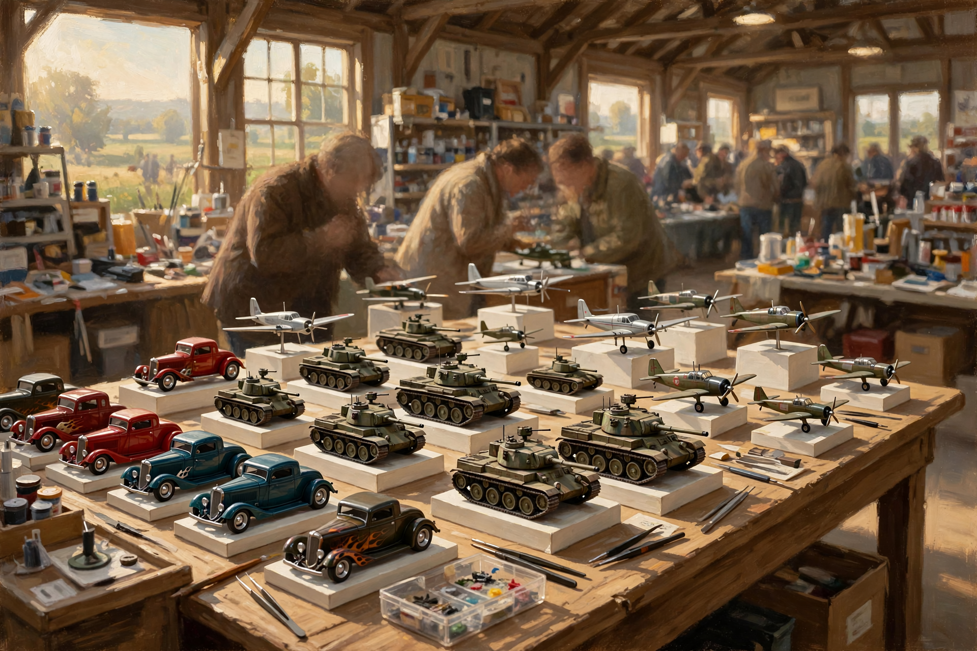 Illustration for ✂️ See Tiny Tanks, Planes and Hot Rods Judged at Middle Tennessee ModelCon