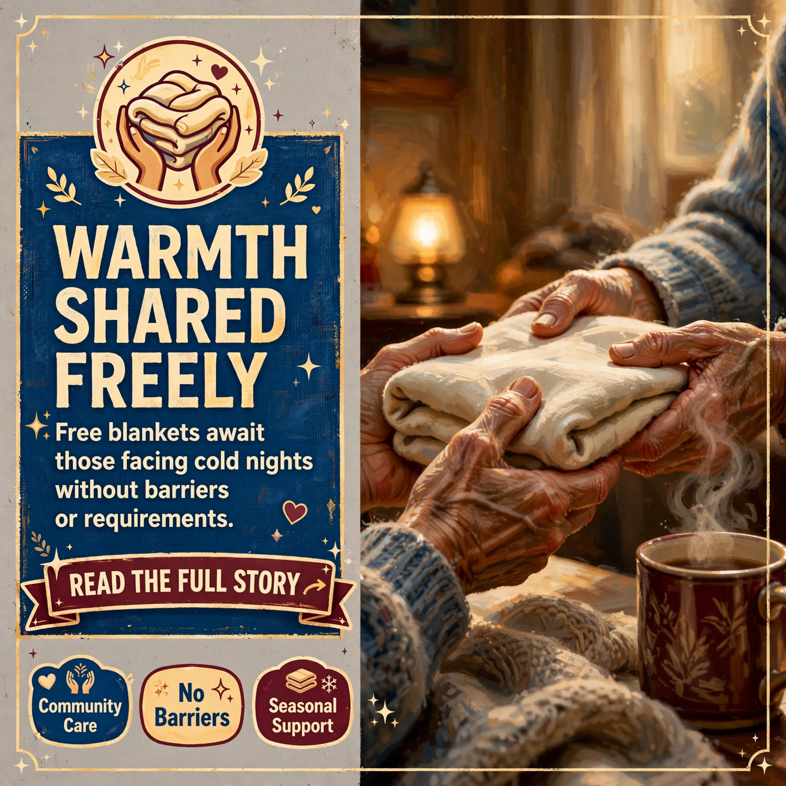 Featured image for "🛏️ Free Blankets Available for Those in Need as Cold Weather Approaches"