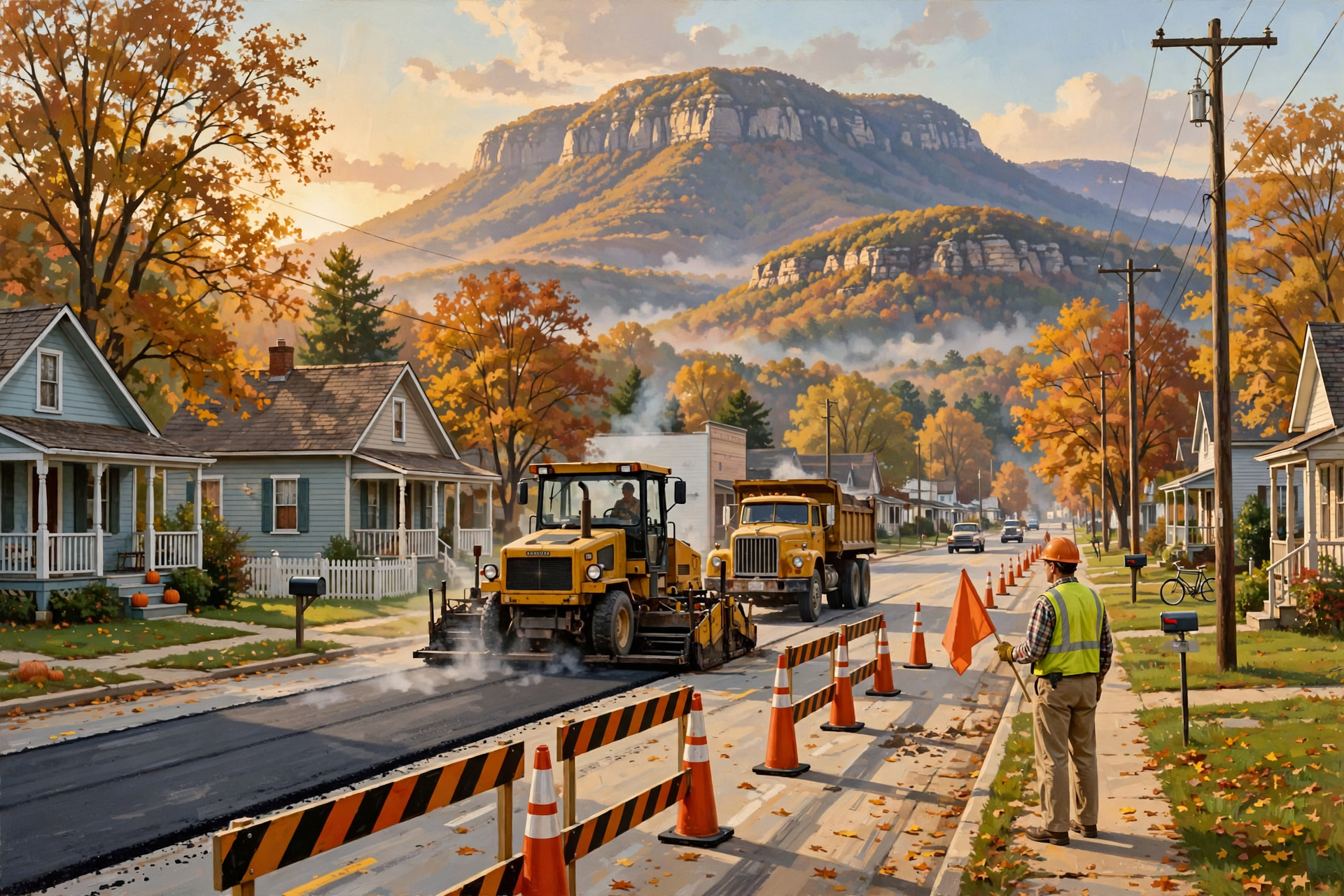 Illustration for 🏙οΈ Around St. Elmo: City Paving and Daytime Flaggers Next Week