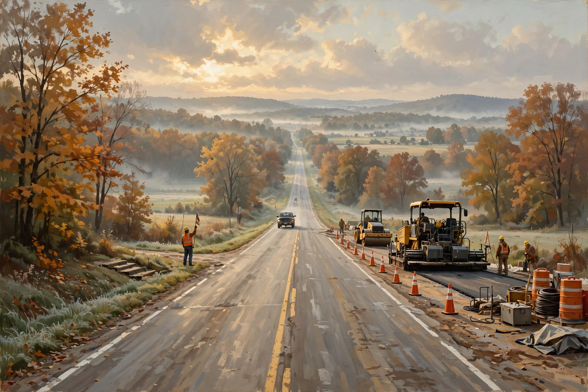 Illustration for 🌄 Toward Winchester: Paving Starts Monday on SR-15