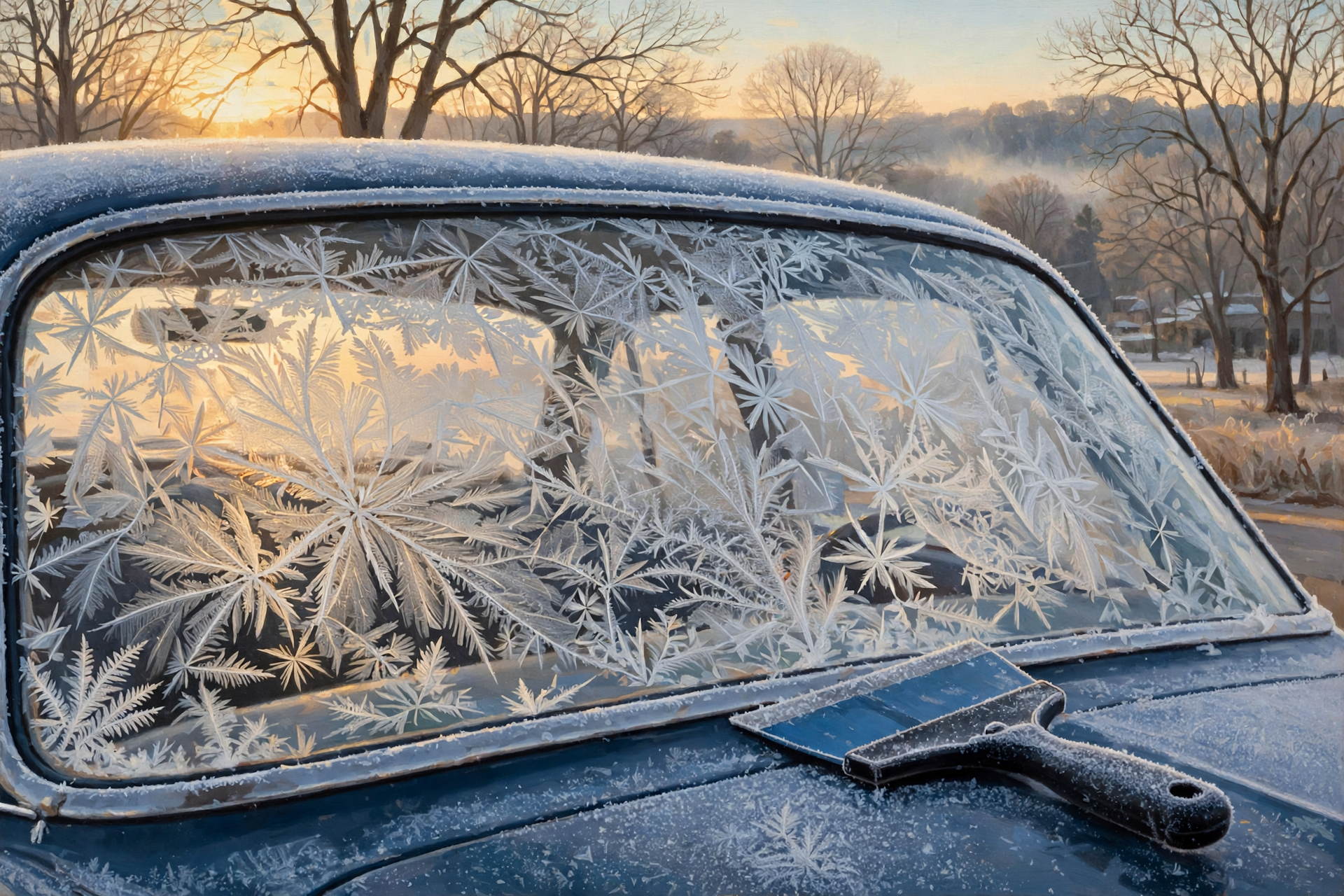 Illustration for 🚗 A Frosty Start, a Sunny Week and a Calm Drive