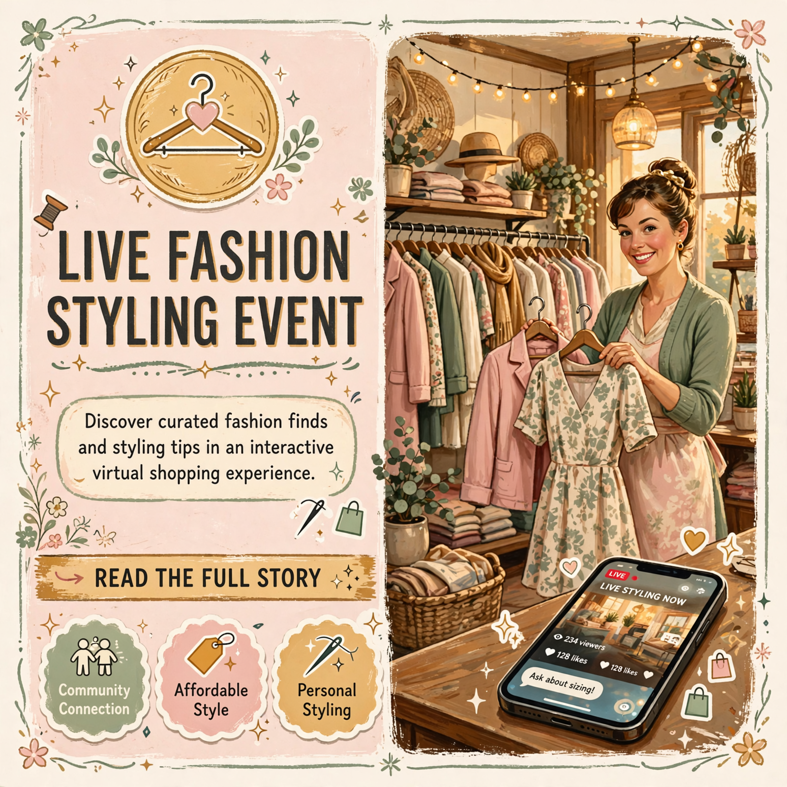 ποΈ Pretty Clothes Shoppe Hosts Live Shopping Event in Crossville β Featured Image Featured image for "ποΈ Pretty Clothes Shoppe Hosts Live Shopping Event in Crossville"