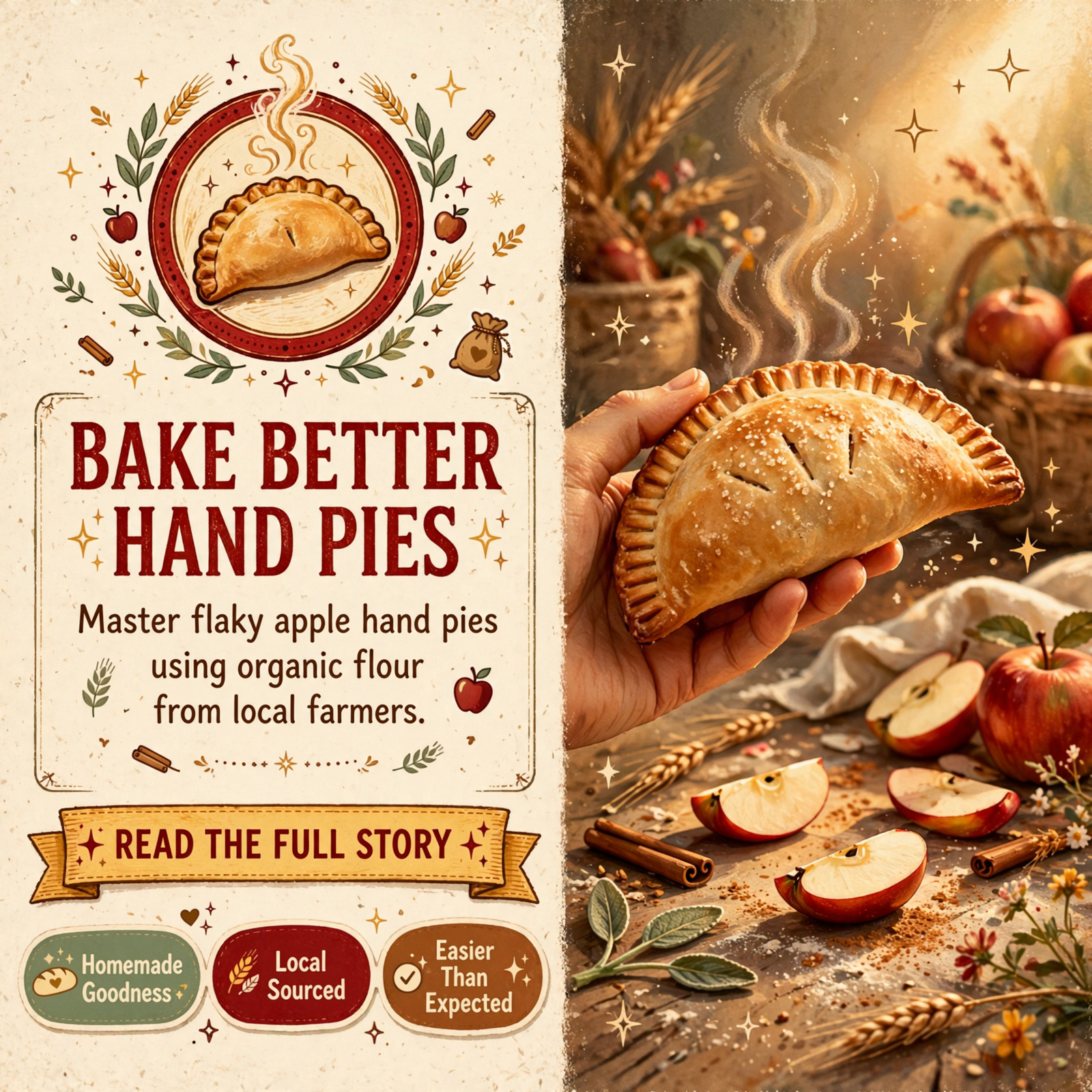 π₯§ Homemade Apple Hand Pies with Organic Pie & Pastry Flour β Featured Image Featured image for "π₯§ Homemade Apple Hand Pies with Organic Pie & Pastry Flour"