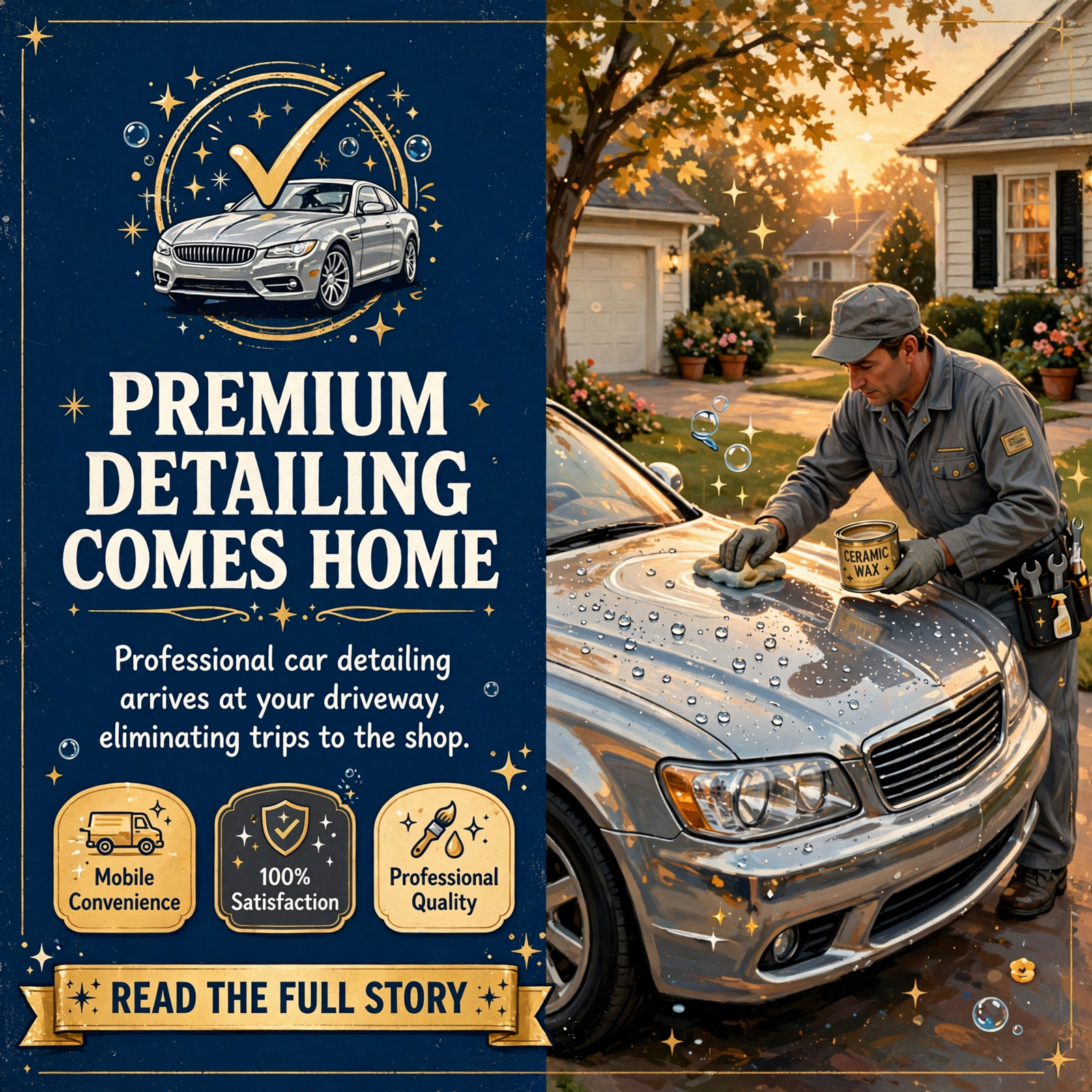 Featured image for "🚗 Mobile Car Detailing Brings Premium Services to Your Driveway"