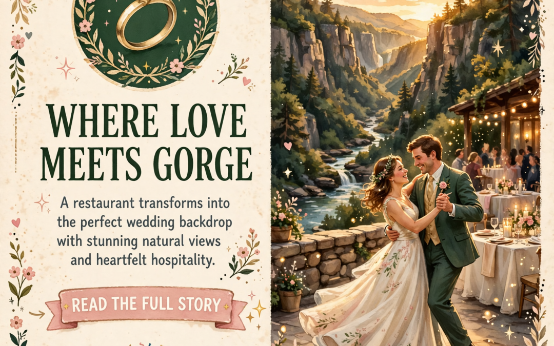 💍 Riverdance in Guild Celebrates Weddings Against a Stunning Gorge Backdrop