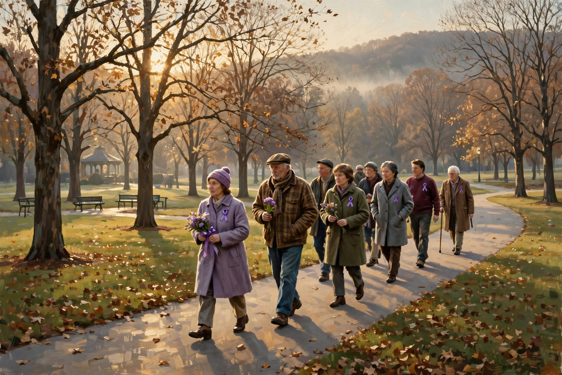 Illustration for 💜 Walk to End Alzheimer's Is Nov. 7, and a Free Helpline Is Always Open