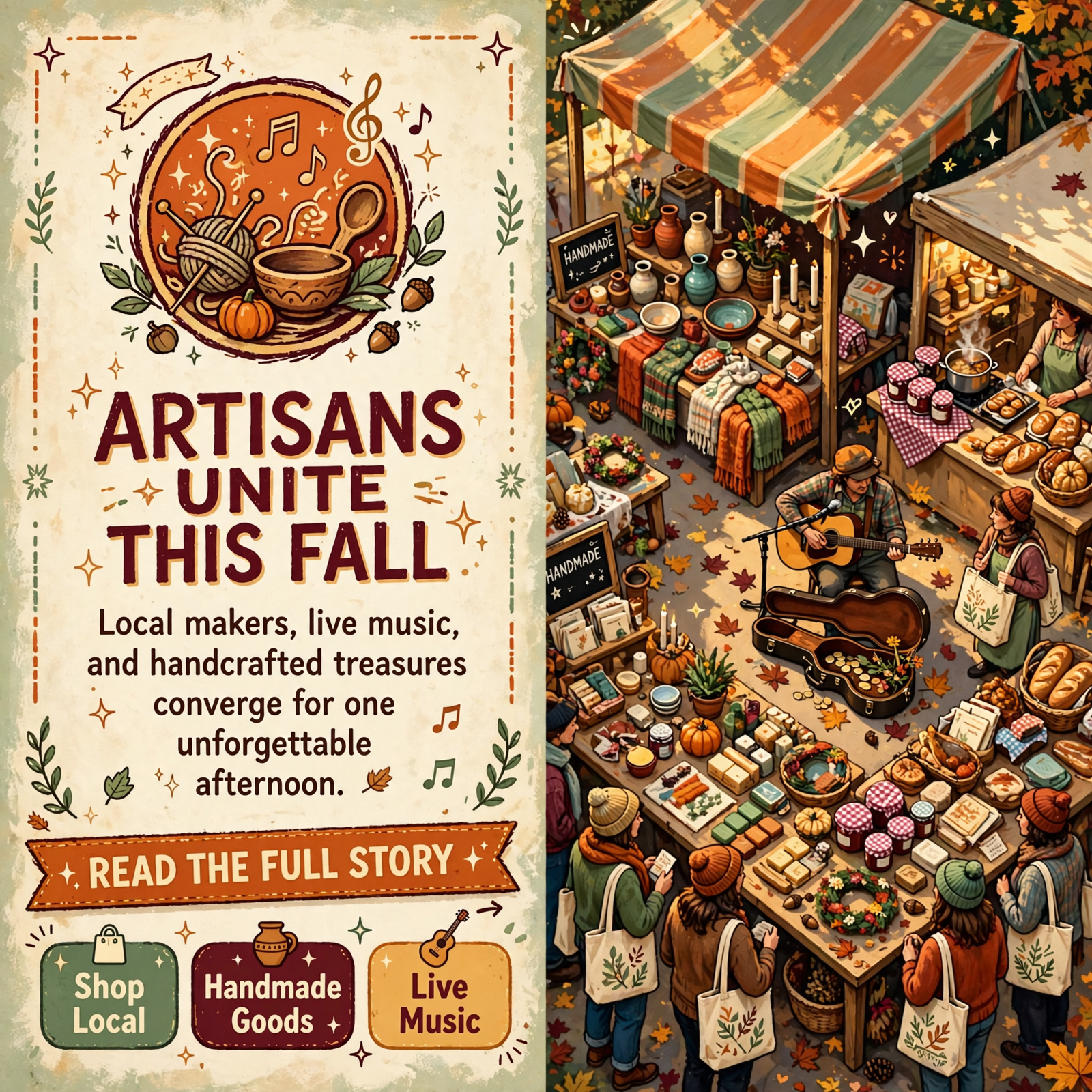 Featured image for "🎨 St. Elmo Fall Maker's Market Brings Local Vendors, Live Music, and Food Together"
