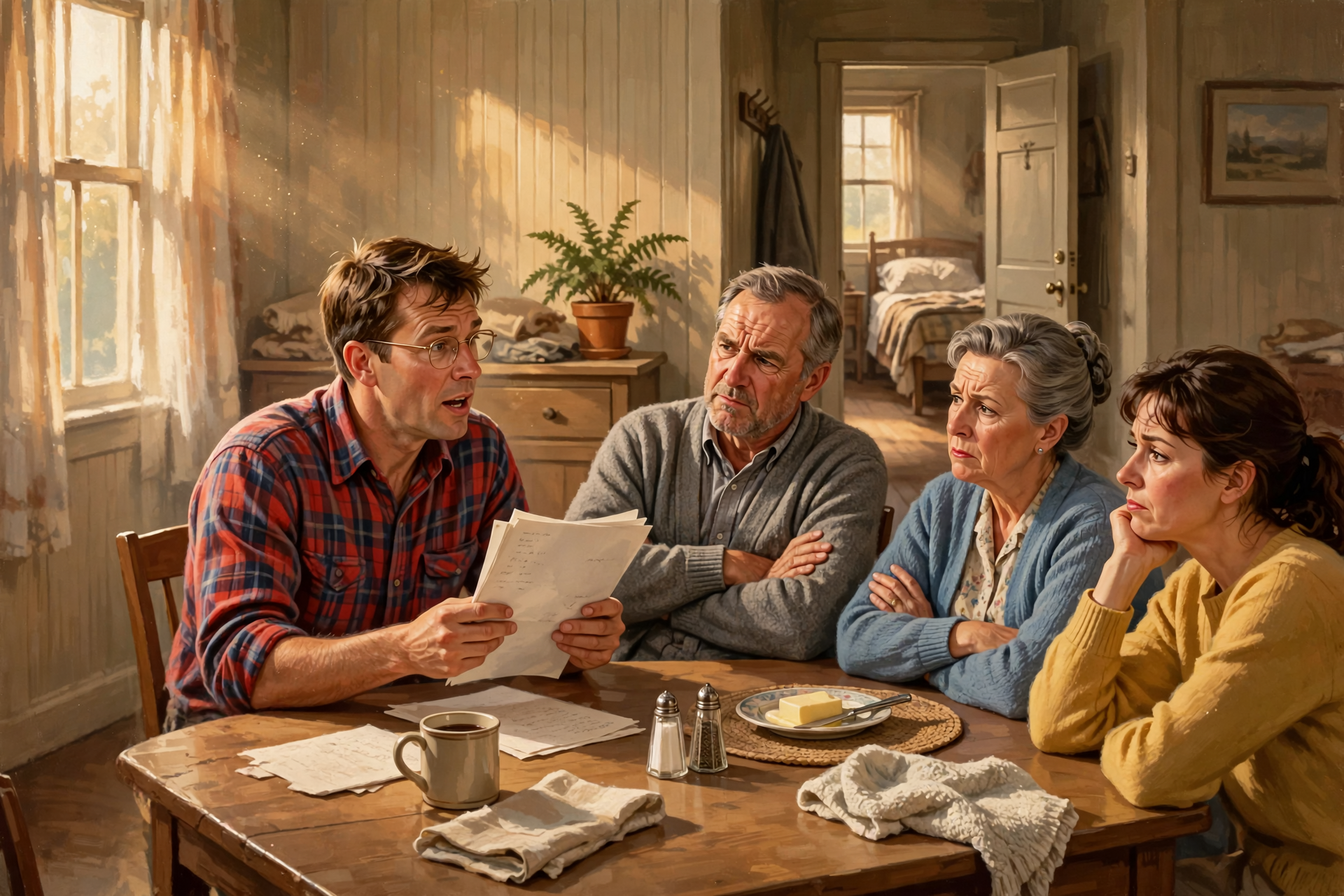 Illustration for The Family Meeting Did Not Go as Expected