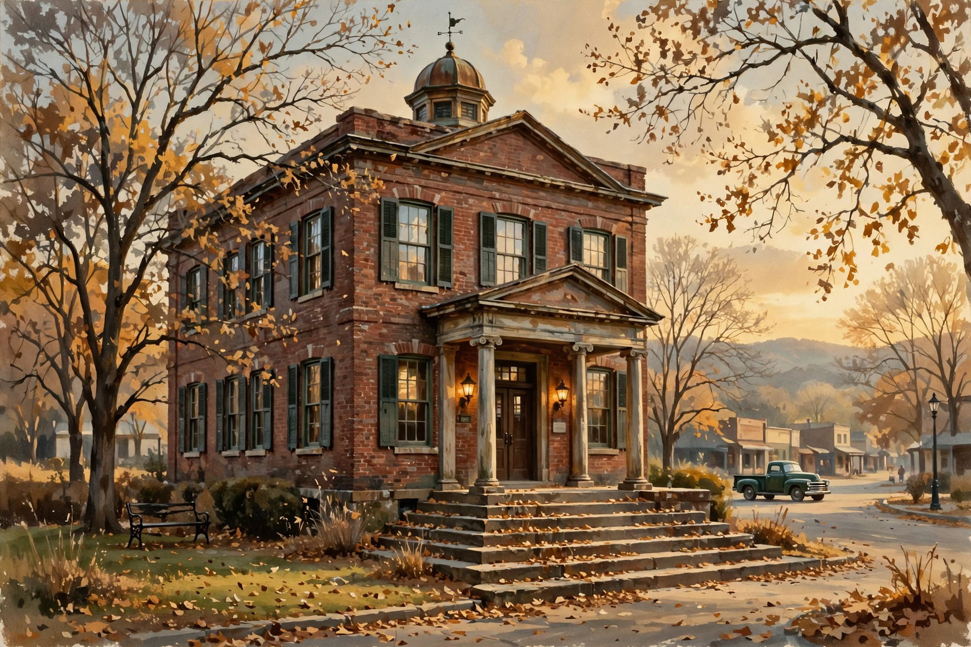 Illustration for 🏛️ Courthouse Corner: Dunlap Police Flag Fake Church Texts, Dunlap Water Helps Keep Pikeville's Taps Running, Altamont Says Yes to a Park-Planning Grant, and 264,000 Tennesseans Have Already Voted