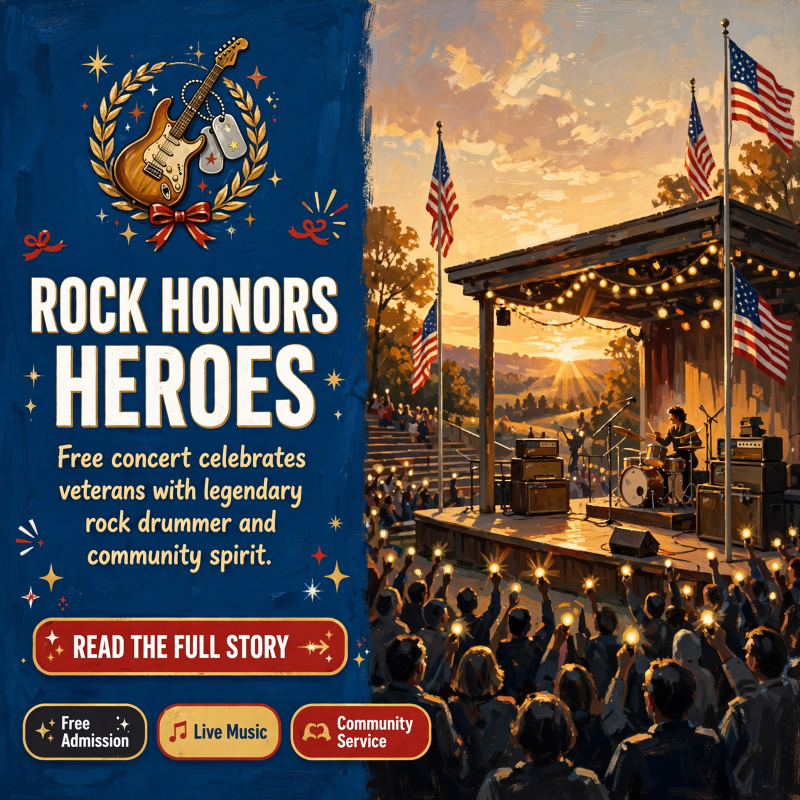 Featured image for "🎸 Free Rock Concert Honors Veterans and First Responders in Silver Point - October 24"