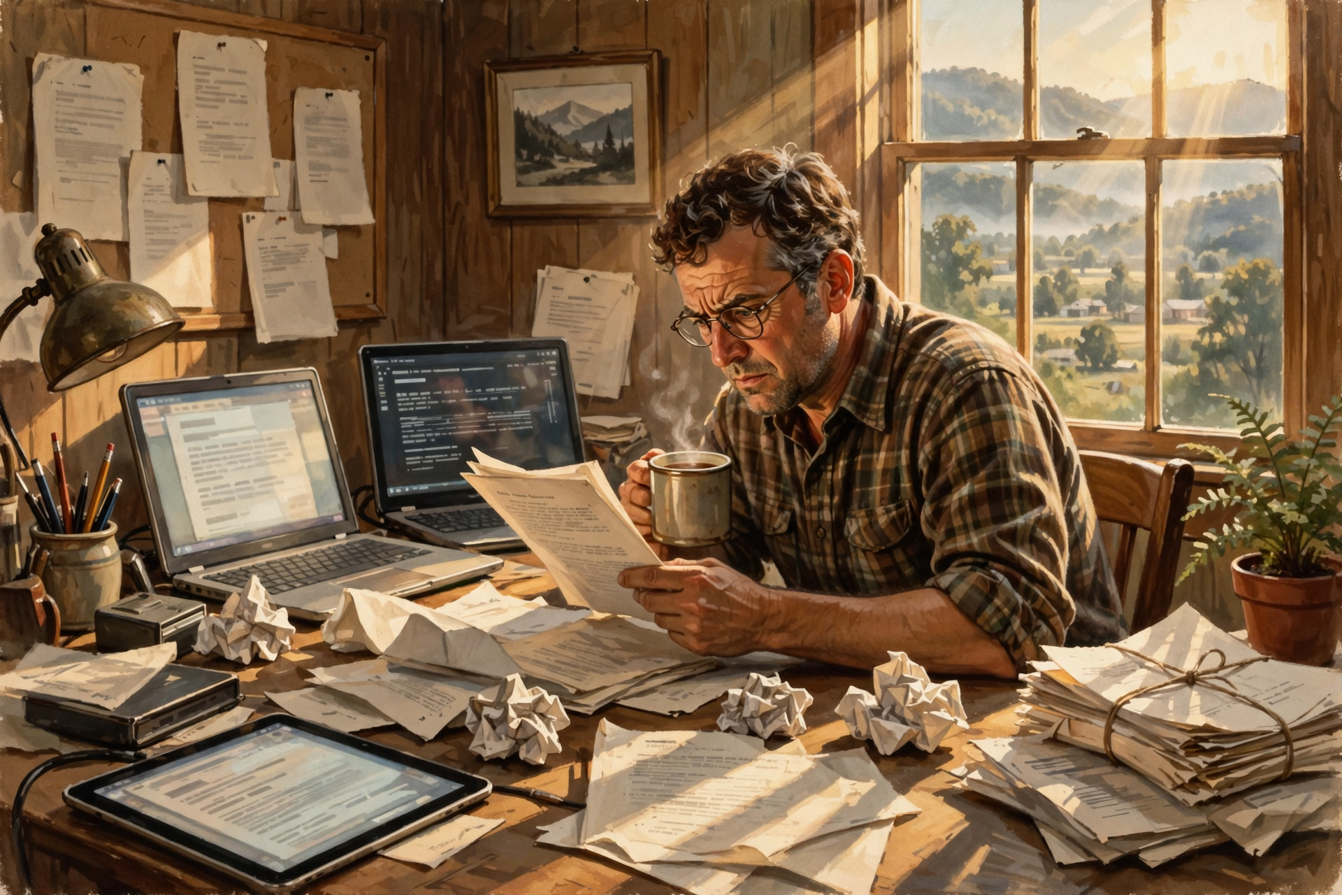 Illustration for Then Somebody Read the Fine Print