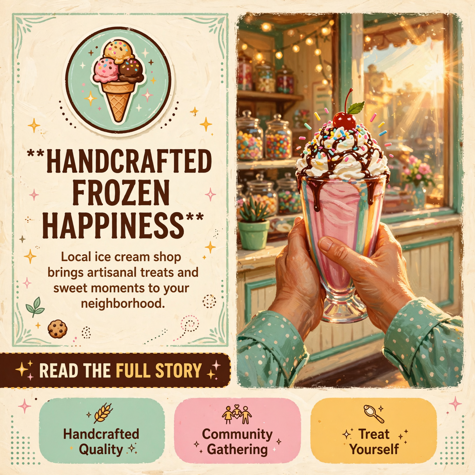 Featured image for "🍦 Sweet Treats Brings Handcrafted Frozen Treats to Fort Oglethorpe and Beyond"