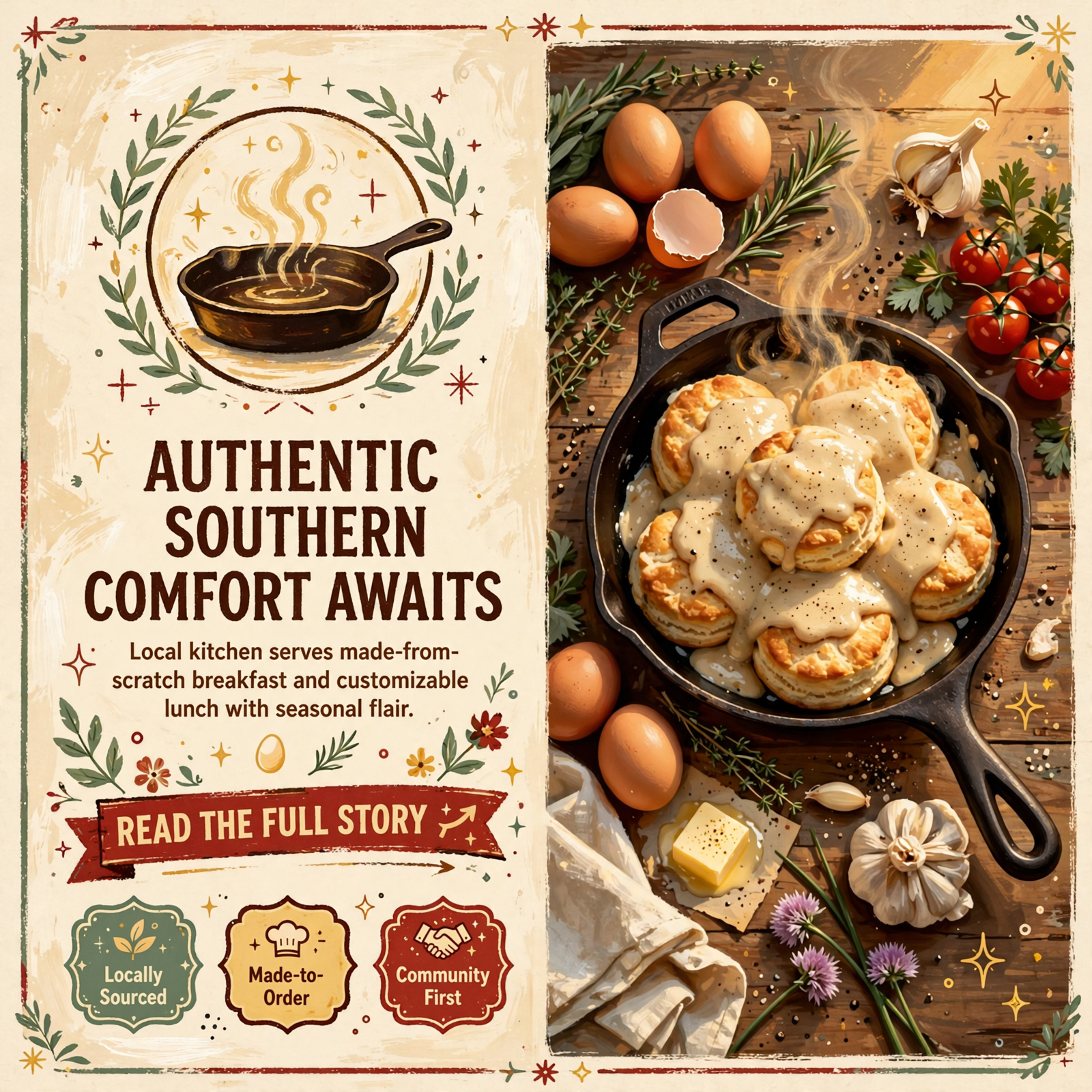 Featured image for "🍳 The Southern Pantry Serves Up Fresh Breakfast and Made-to-Order Lunch in Dunlap"