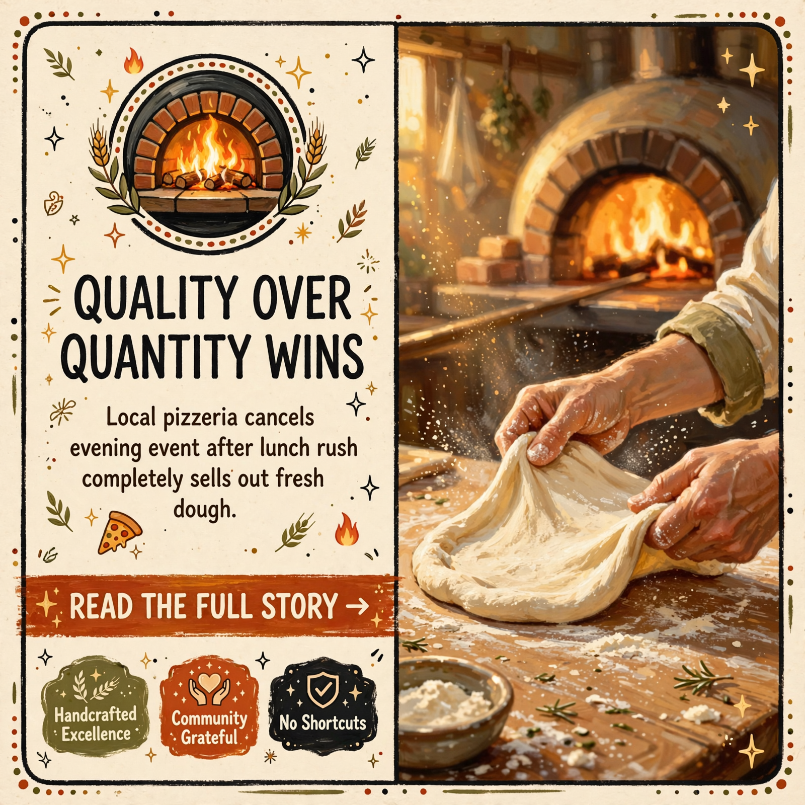 Featured image for "🍕 Dizzy Lizzys Pizza Cancels Spring City Event After Lunch Rush Sells Out Fresh Dough"