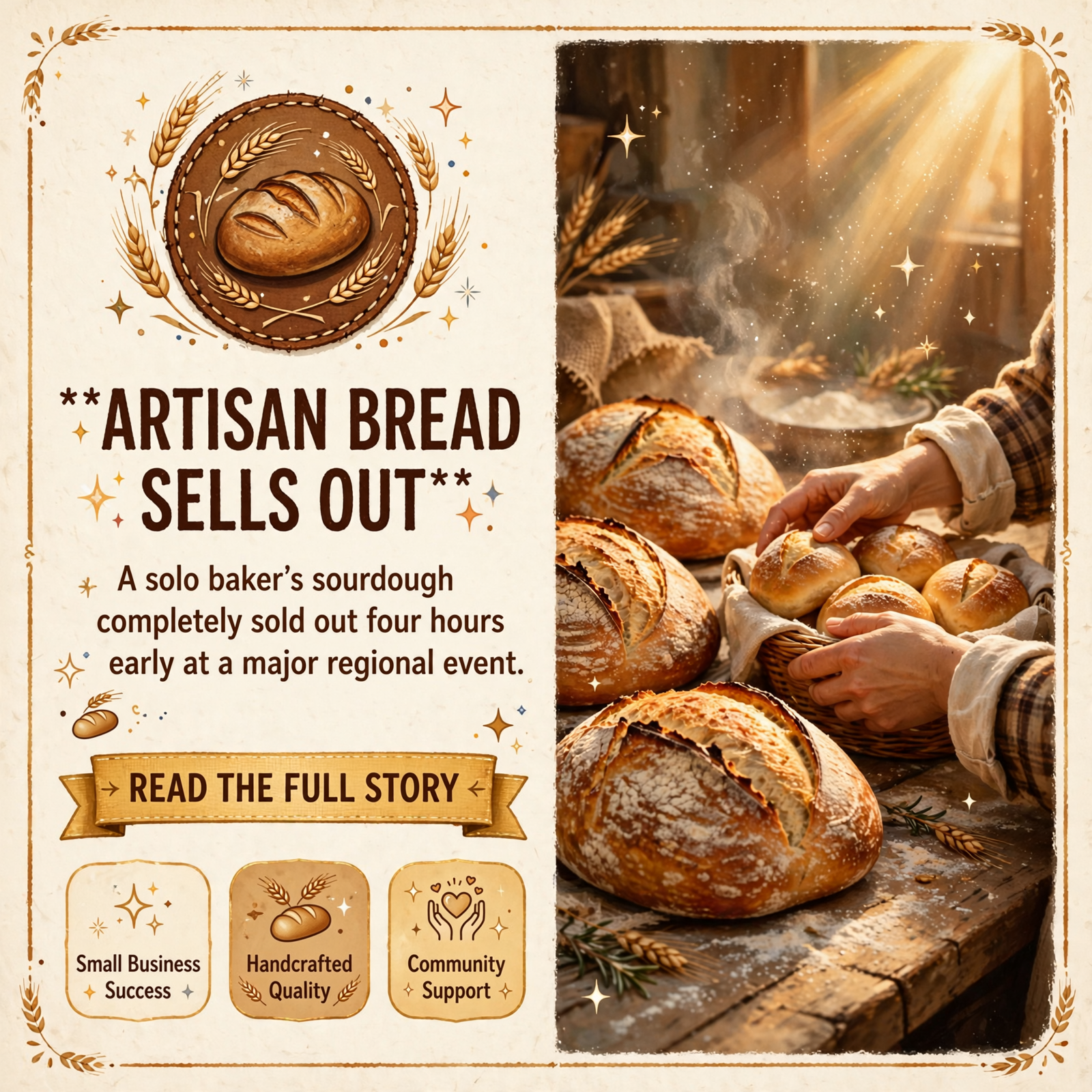 Featured image for "🥖 Field to Flour Sourdough Sells Out Four Hours Early at Bookanooga 2026 in Chattanooga"