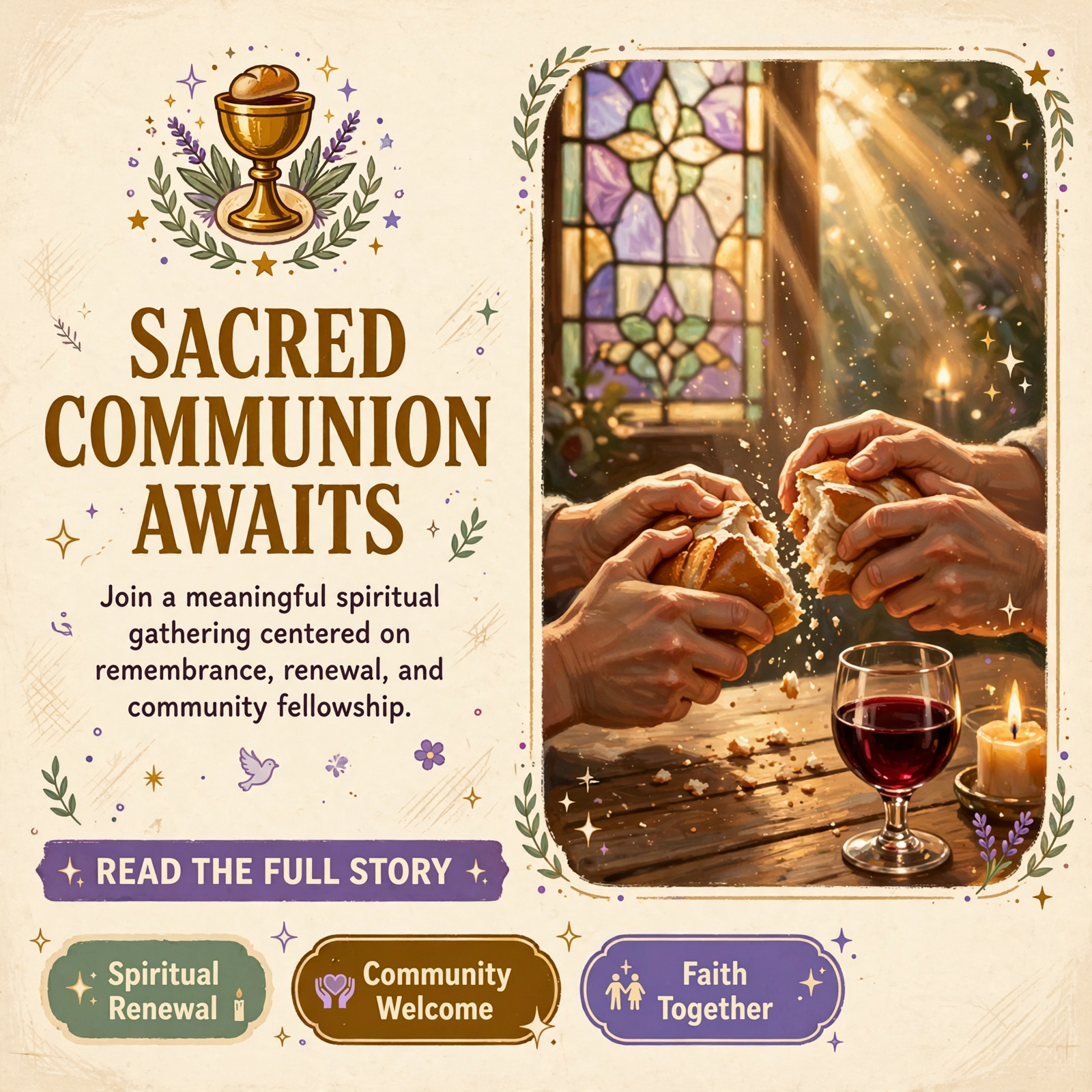 Featured image for "🙏 South Whitwell Baptist Church Invites Community to Communion Service"