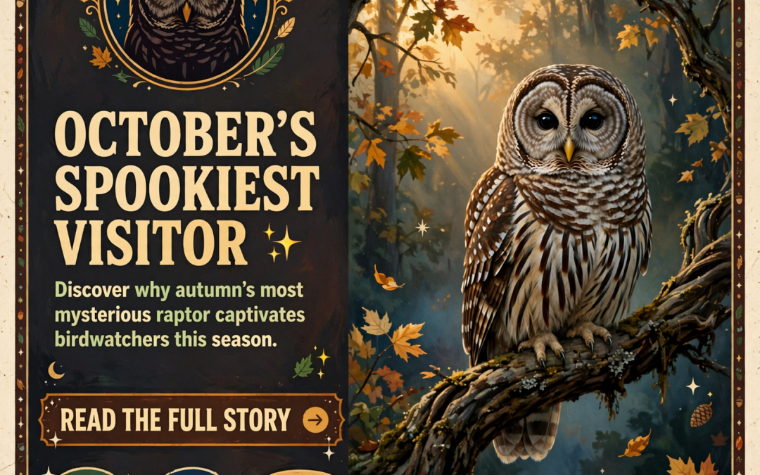 🦉 October’s Spookiest Visitor: Why the Barred Owl Captures Fall Birdwatching Season